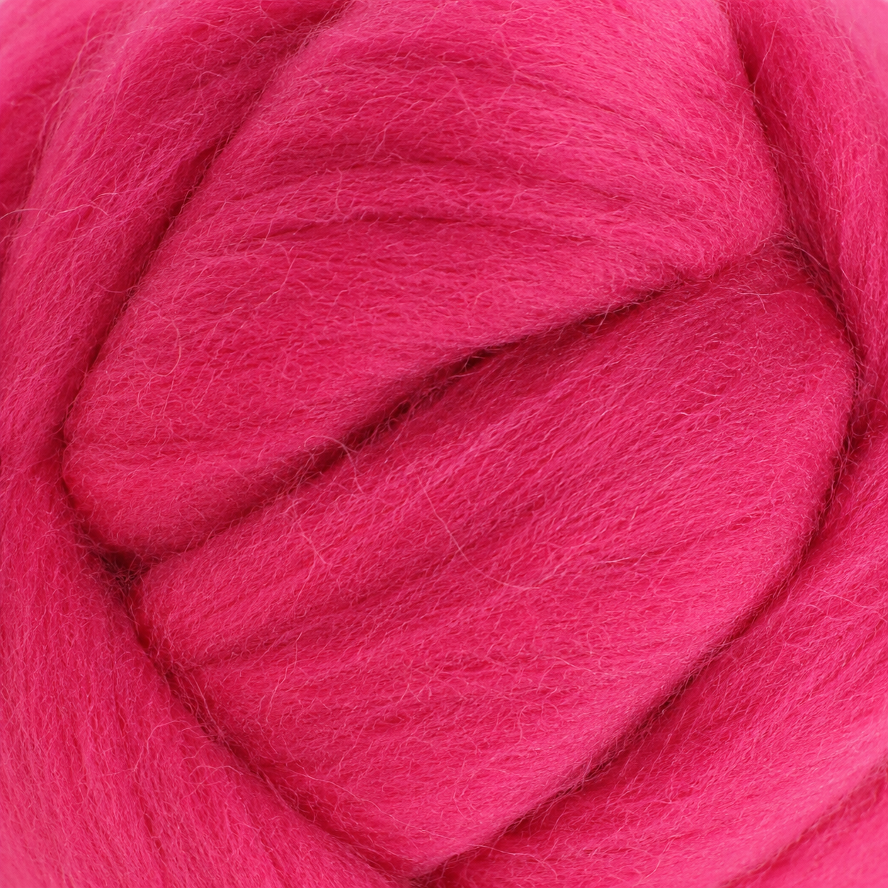 Merino Wool Roving | Bright Pink | EF097