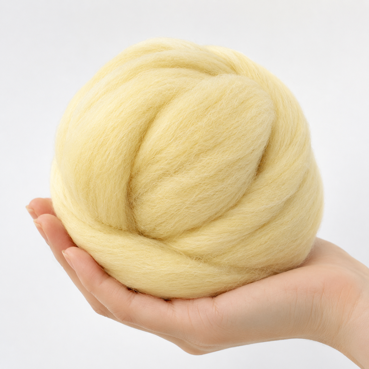 Needle felting wool Beige EF011