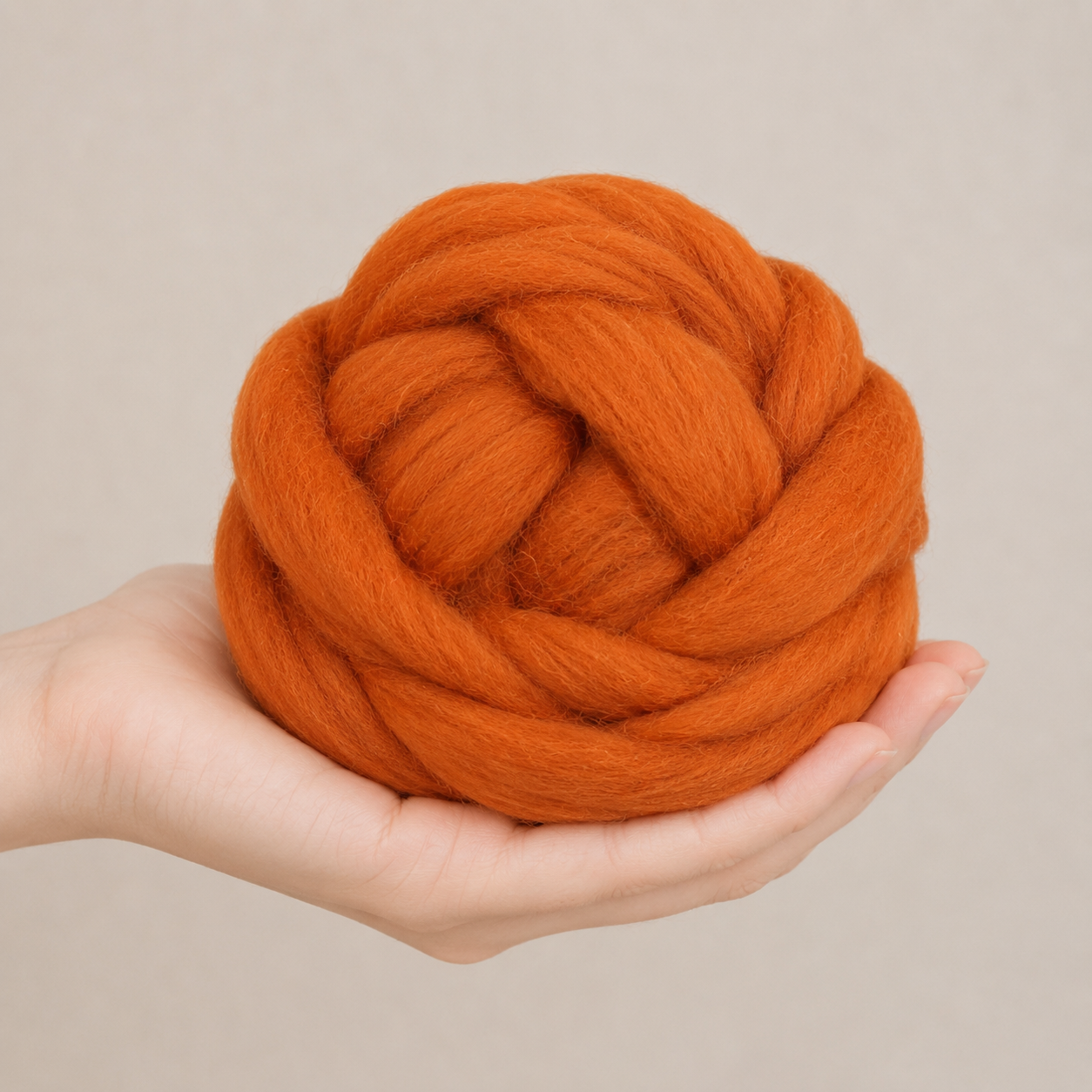 Needle felting wool Carrot EF016