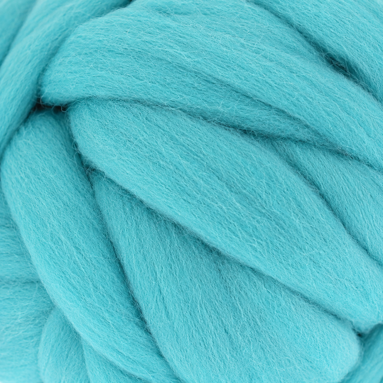 Merino wool top Aqua