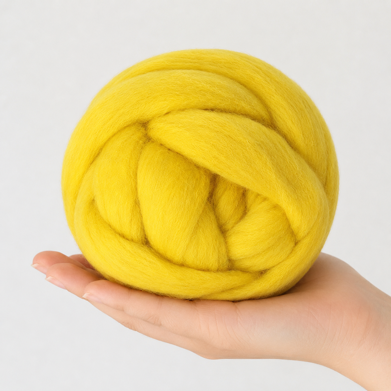 Needle felting wool Lemon EF027