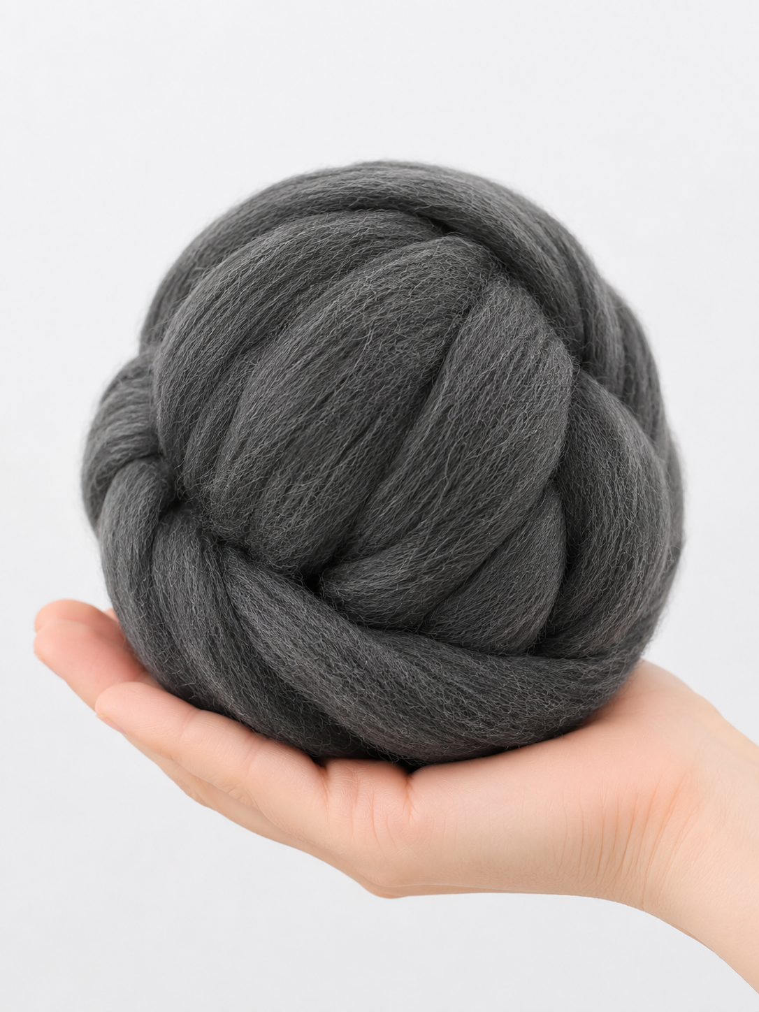 Needle Felting Wool Charcoal EF048