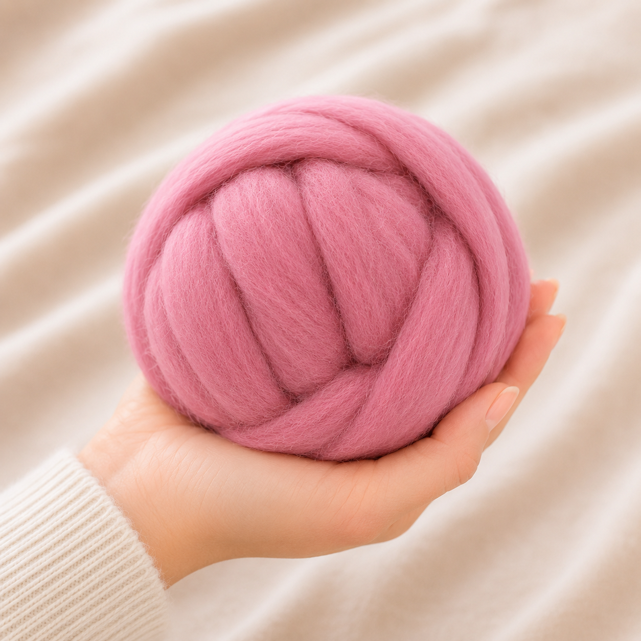Needle Felting Wool Bubblegum EF072