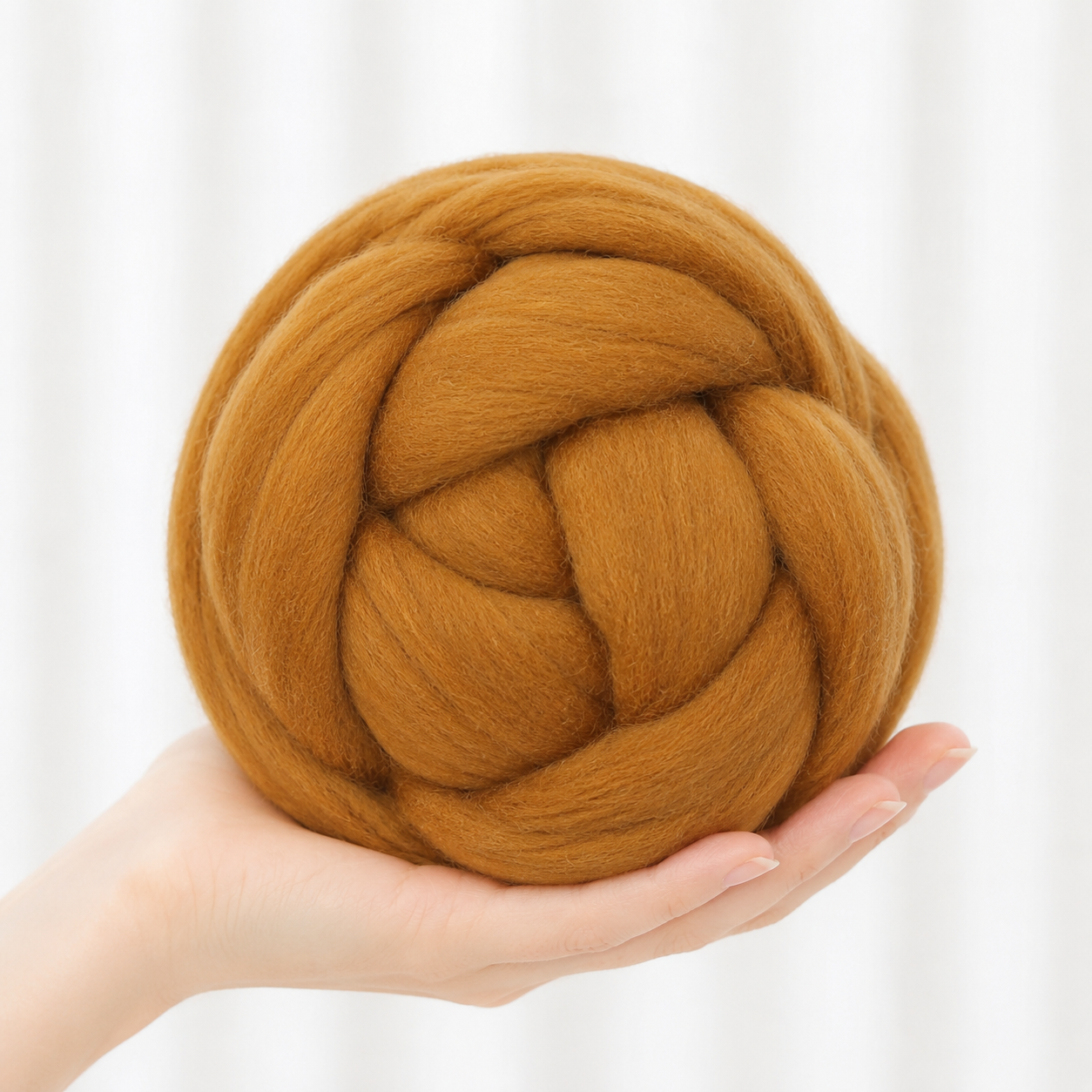Needle Felting Wool Brownie EF082