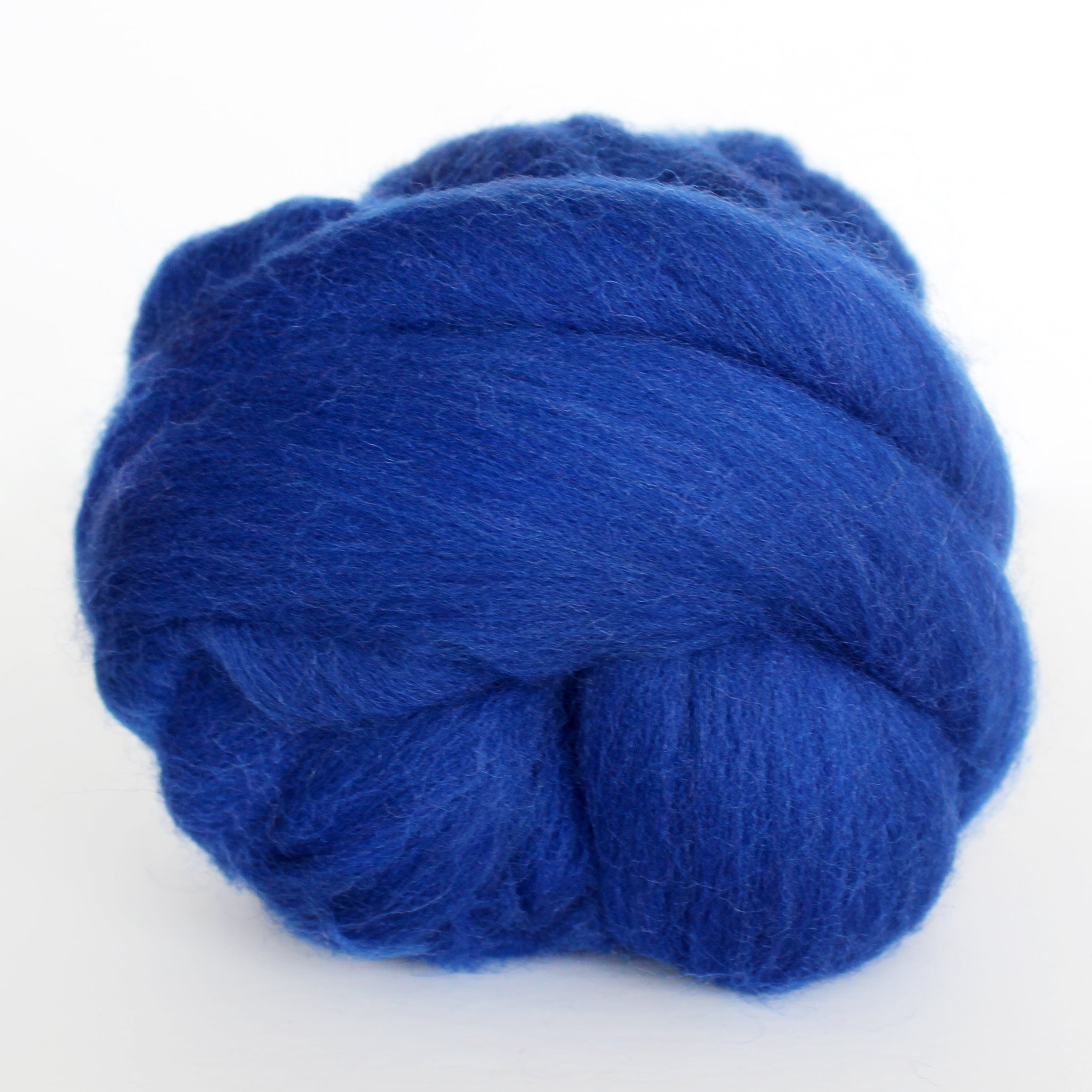 MERINO WOOL ROVING SAPPHIRE