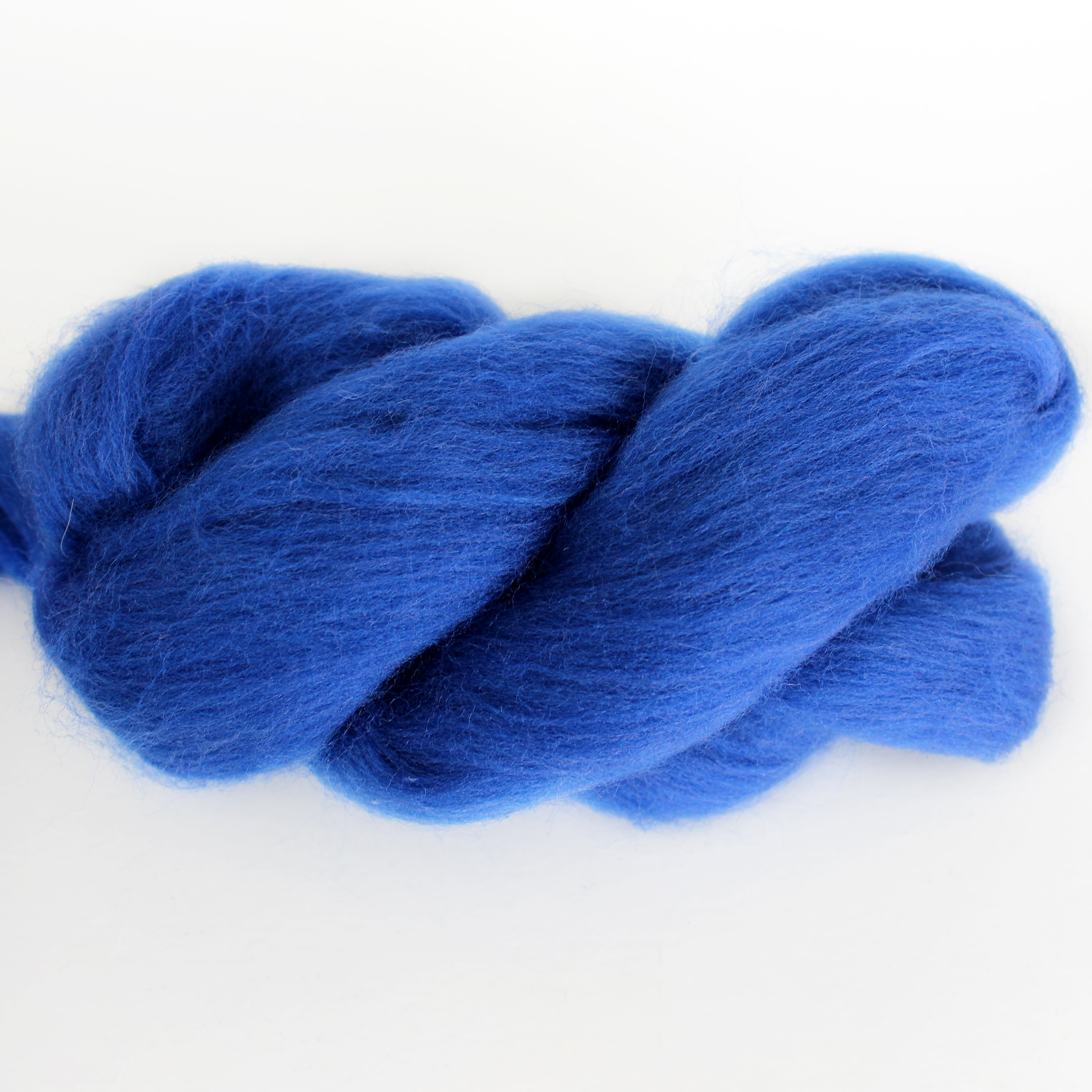 MERINO WOOL ROVING SAPPHIRE
