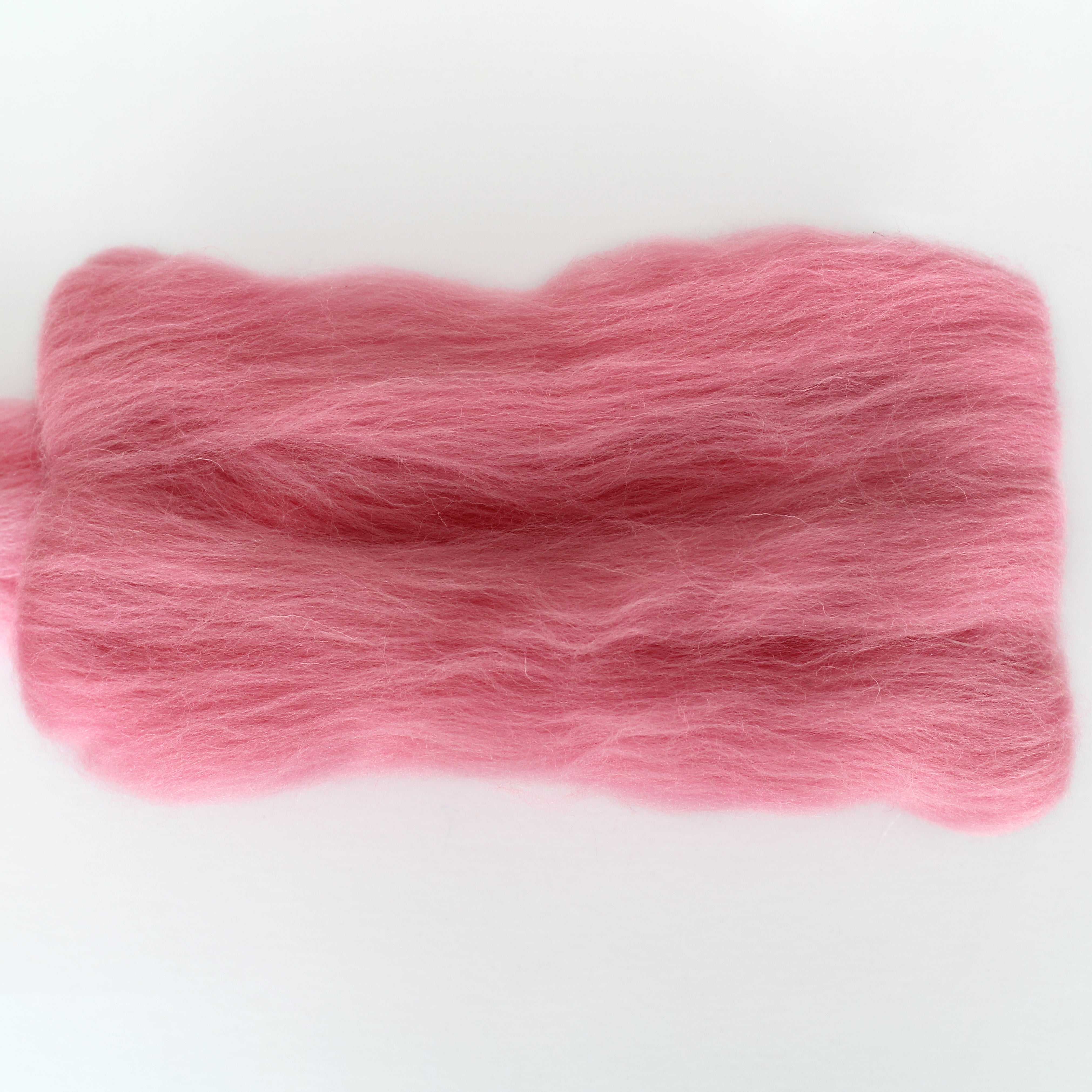 MERINO WOOL ROVING STRAWBERRY