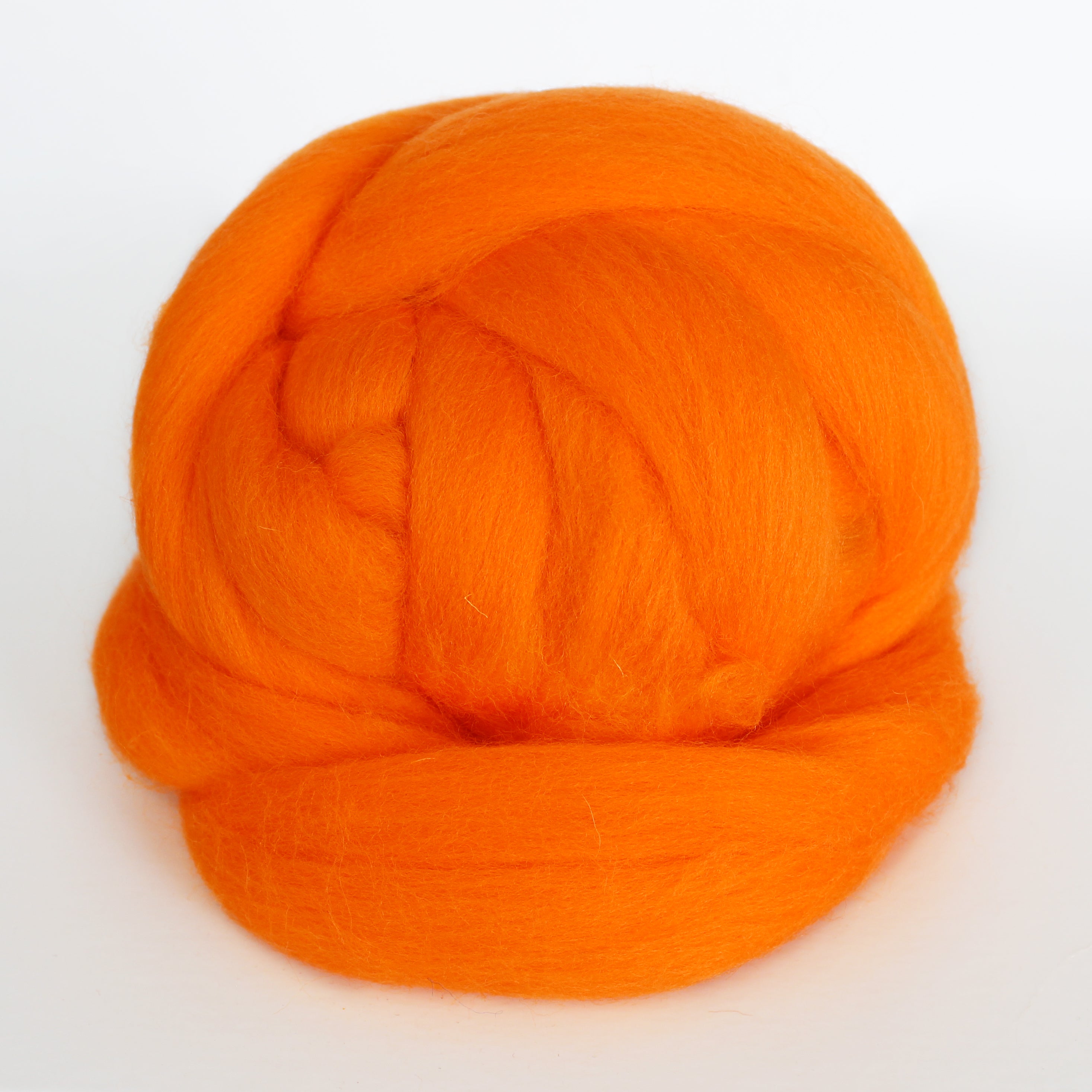 MERINO WOOL ROVING PERSIMMON