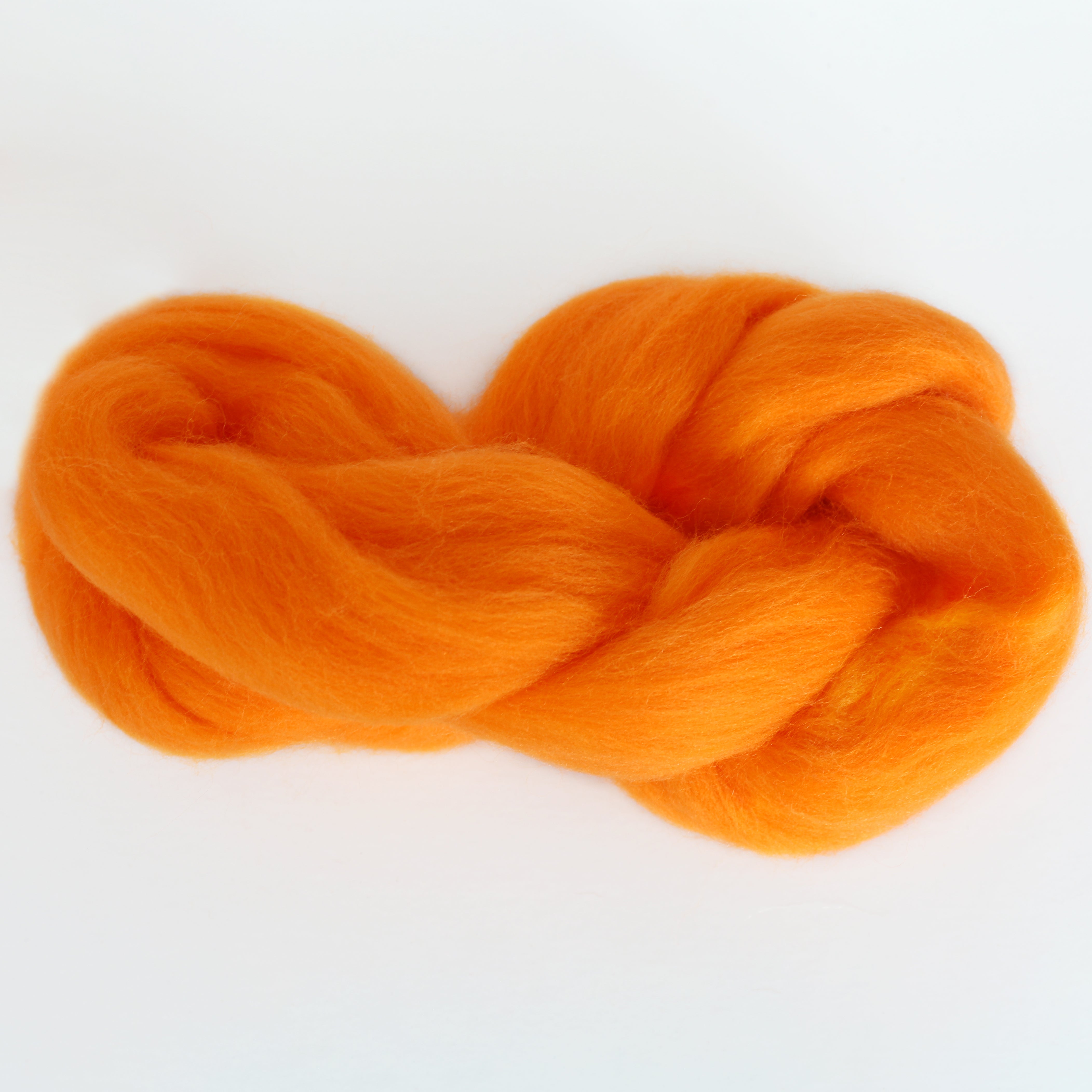 MERINO WOOL ROVING PERSIMMON