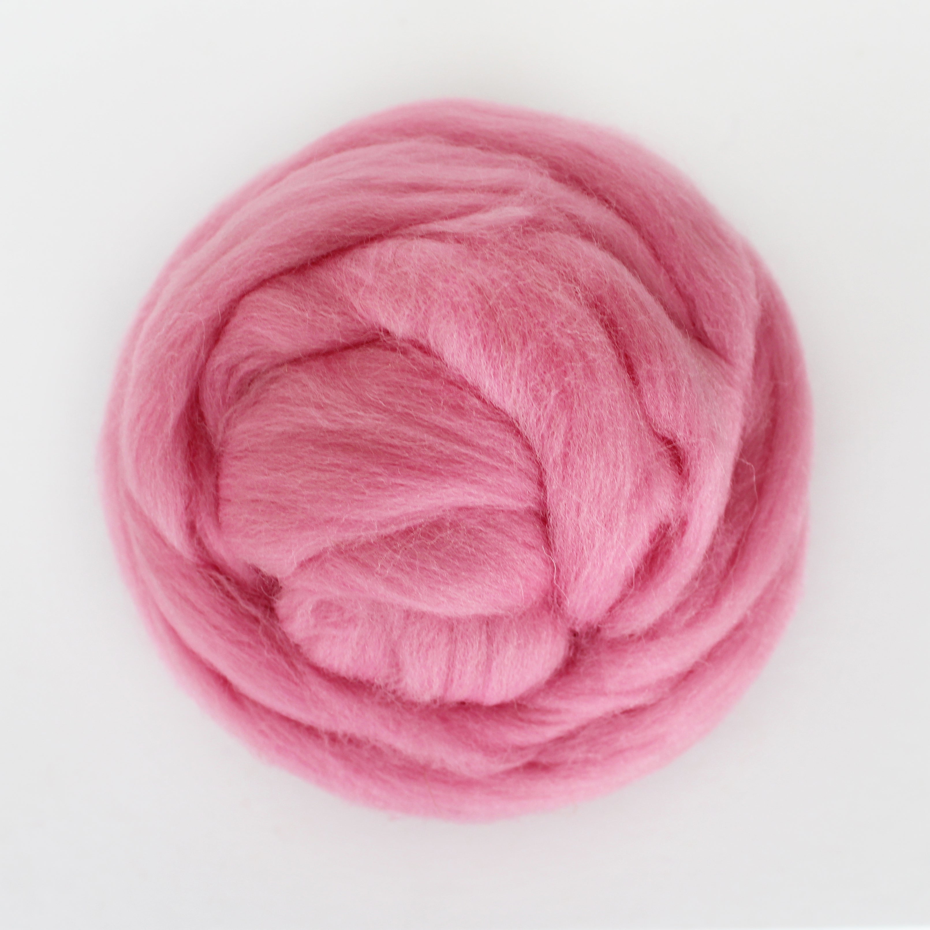 MERINO WOOL ROVING CHERRY