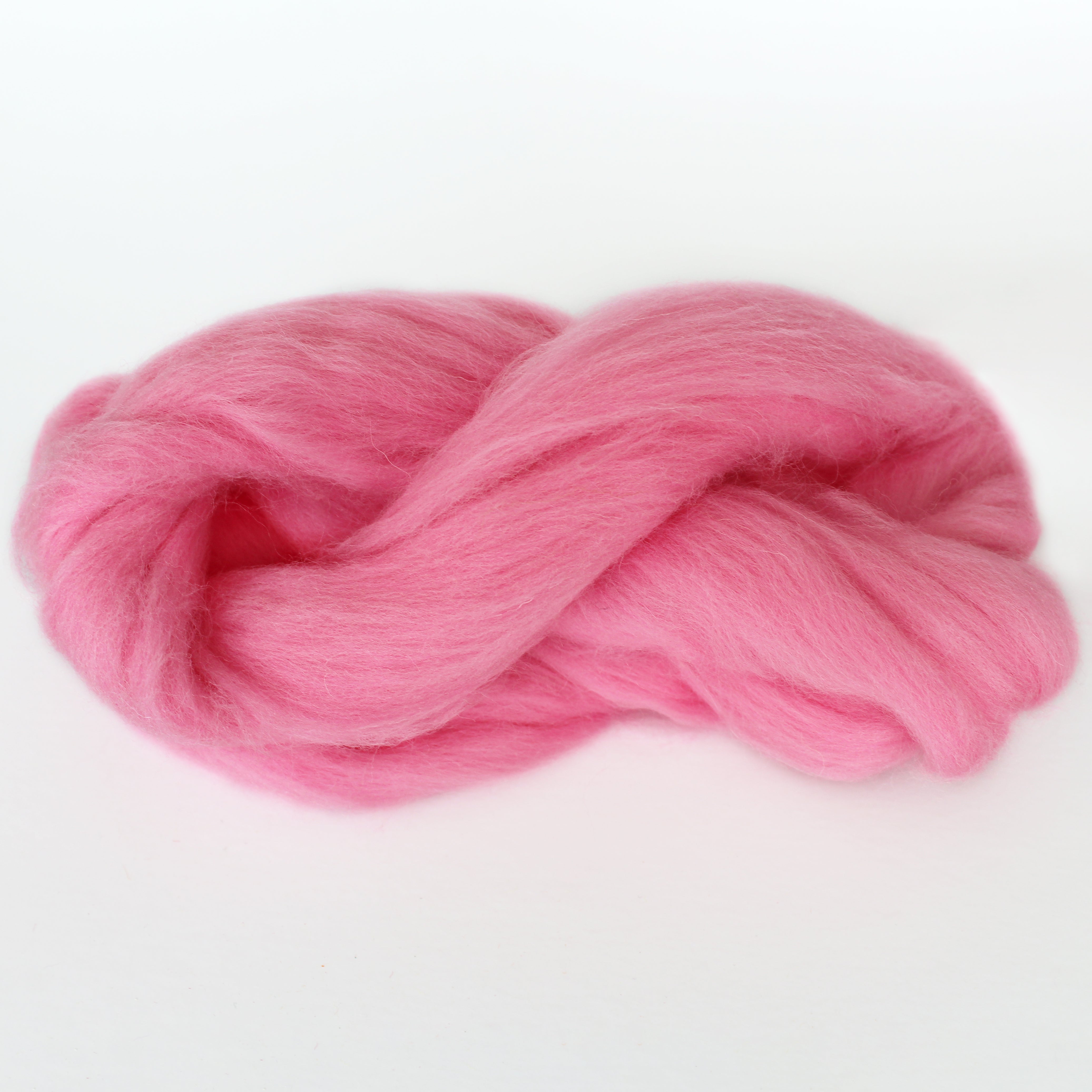 MERINO WOOL ROVING CHERRY
