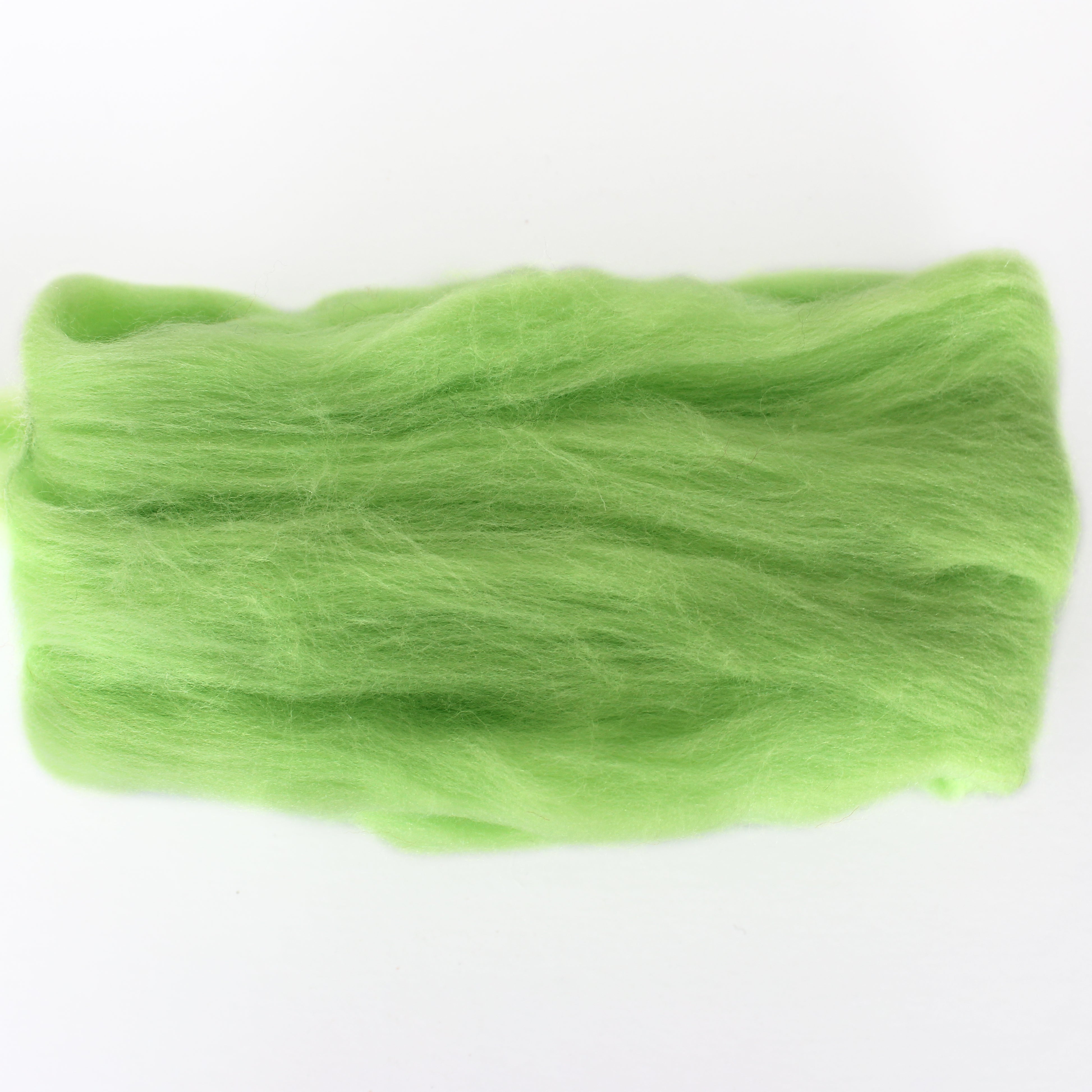 MERINO WOOL ROVING PISTACHIO