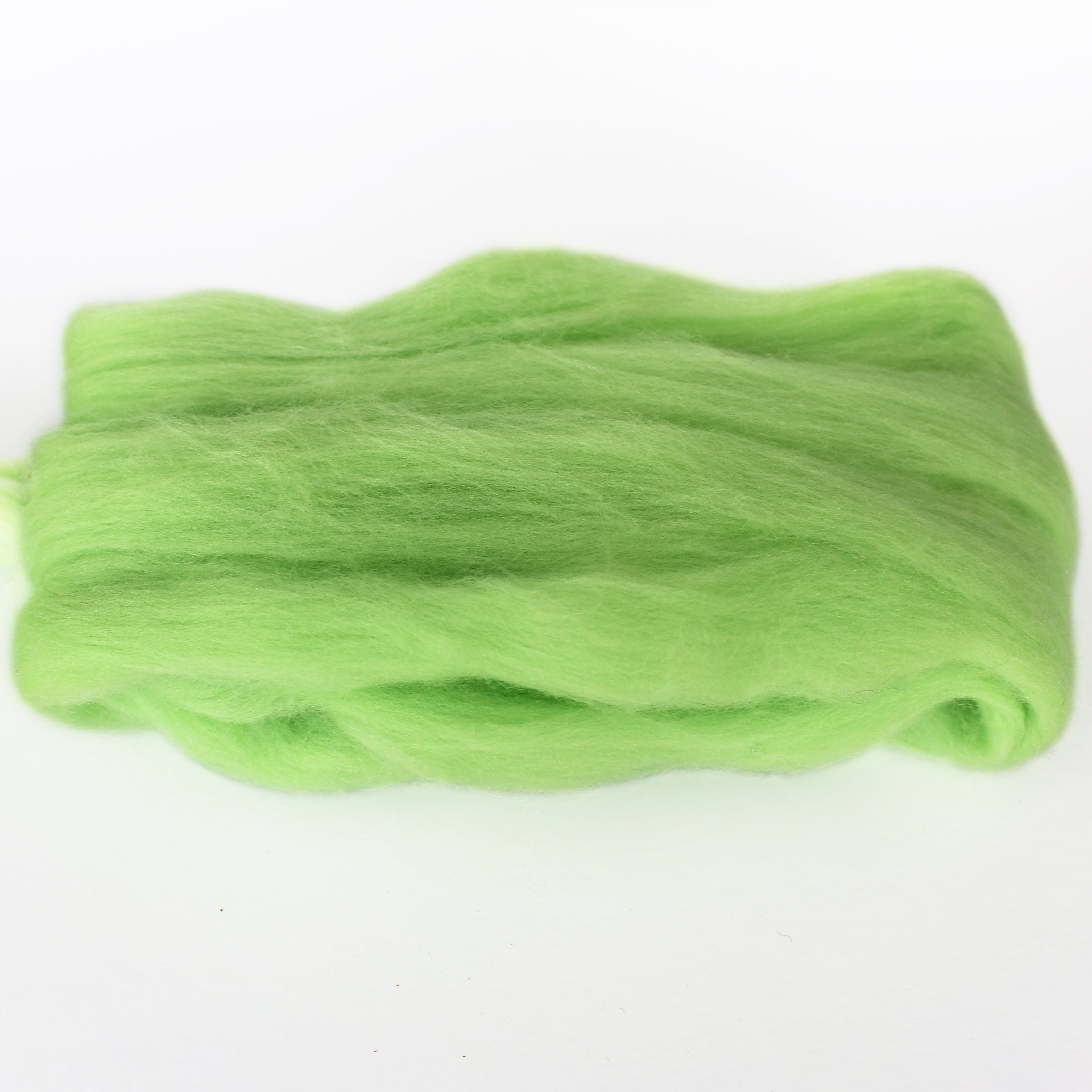 MERINO WOOL ROVING PISTACHIO