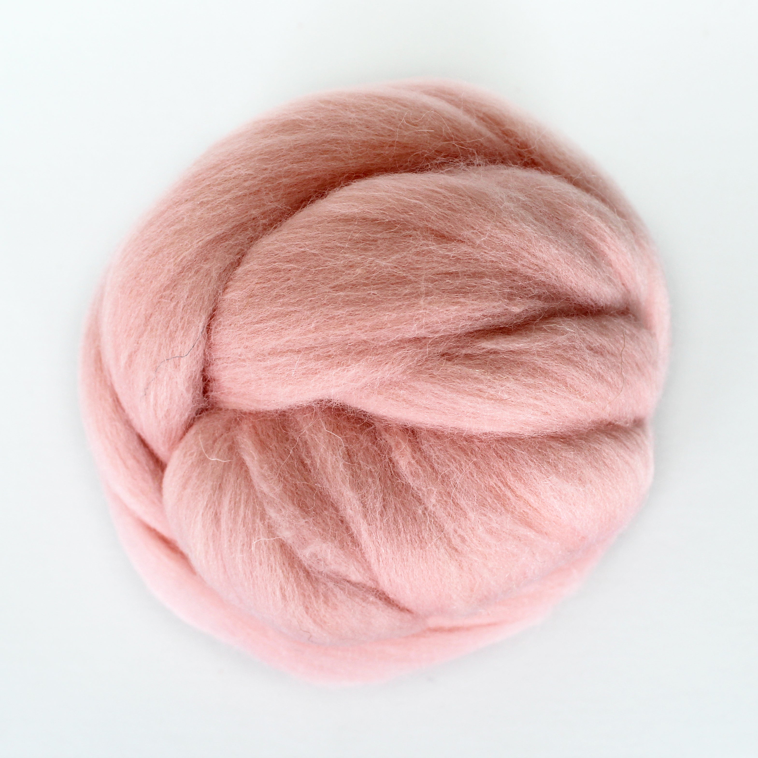 MERINO WOOL ROVING APRICOT