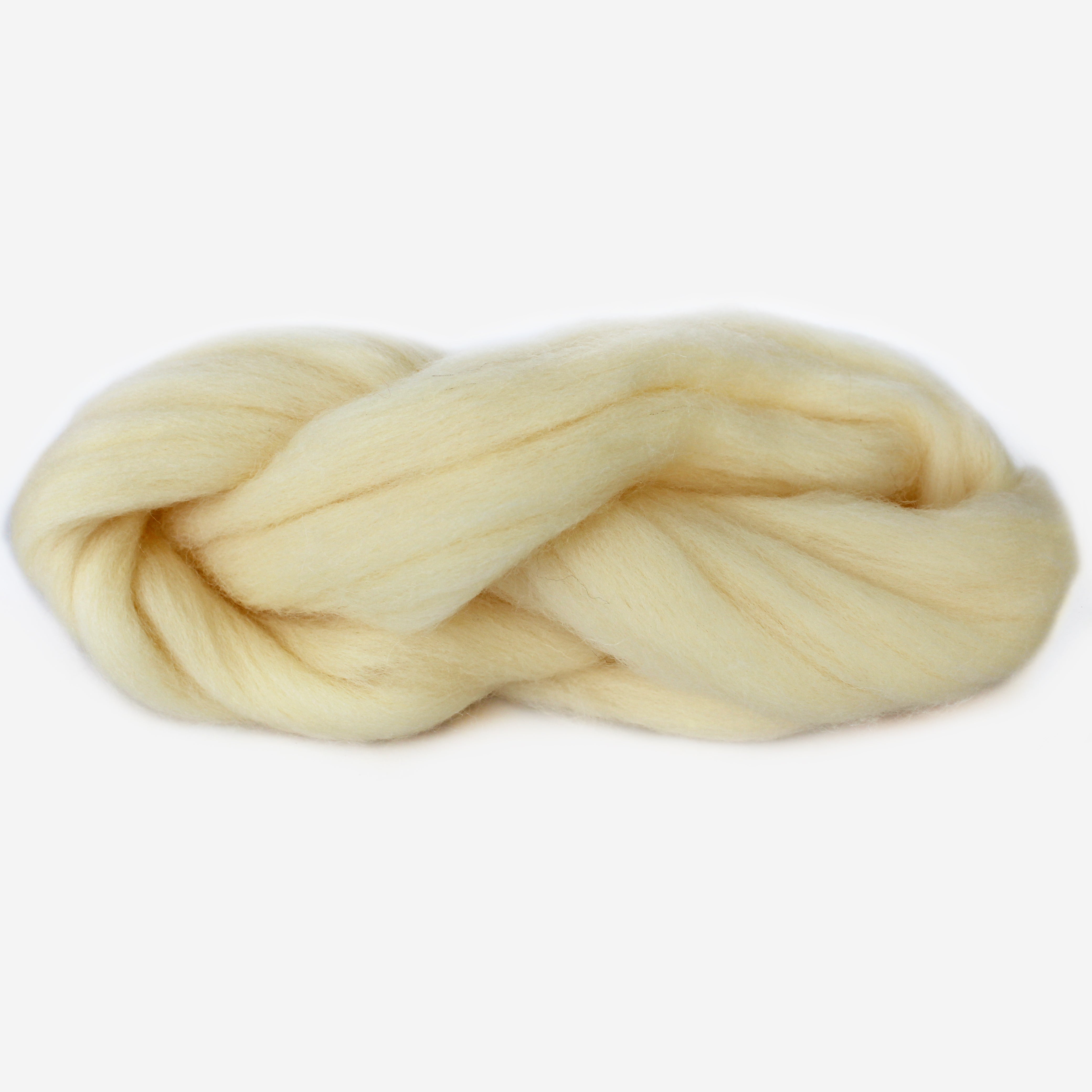 MERINO WOOL ROVING BEIGE