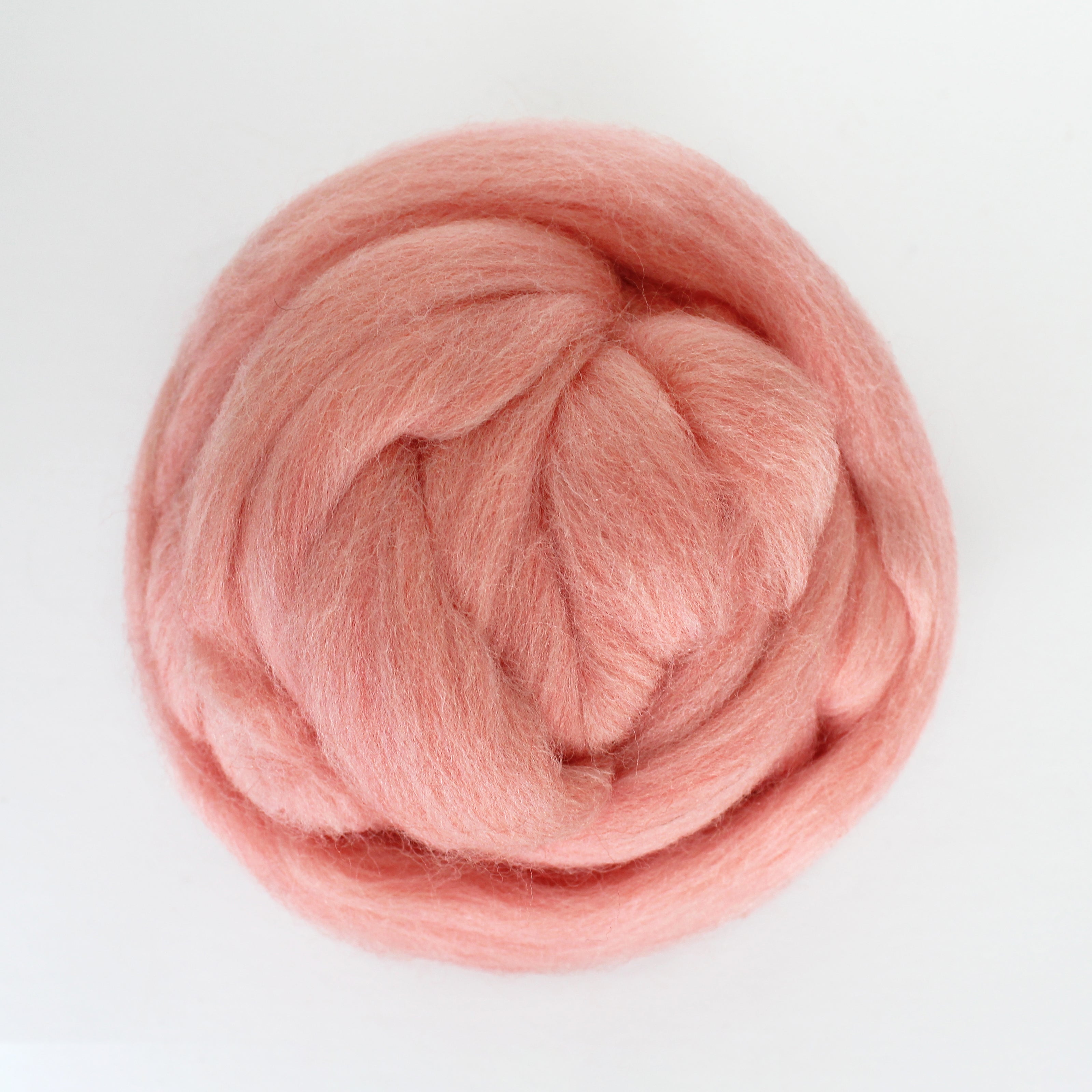 MERINO WOOL ROVING MELON