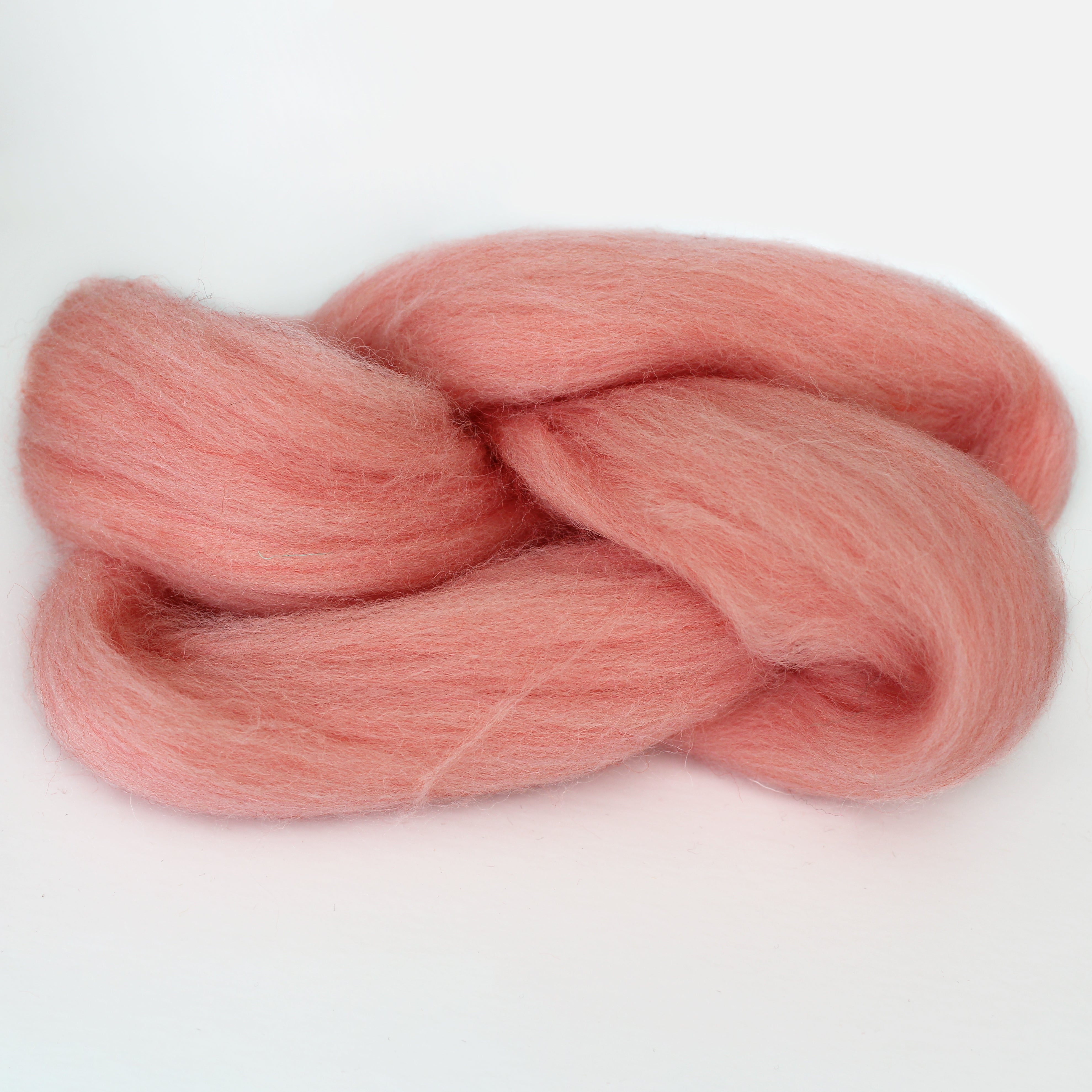 MERINO WOOL ROVING MELON