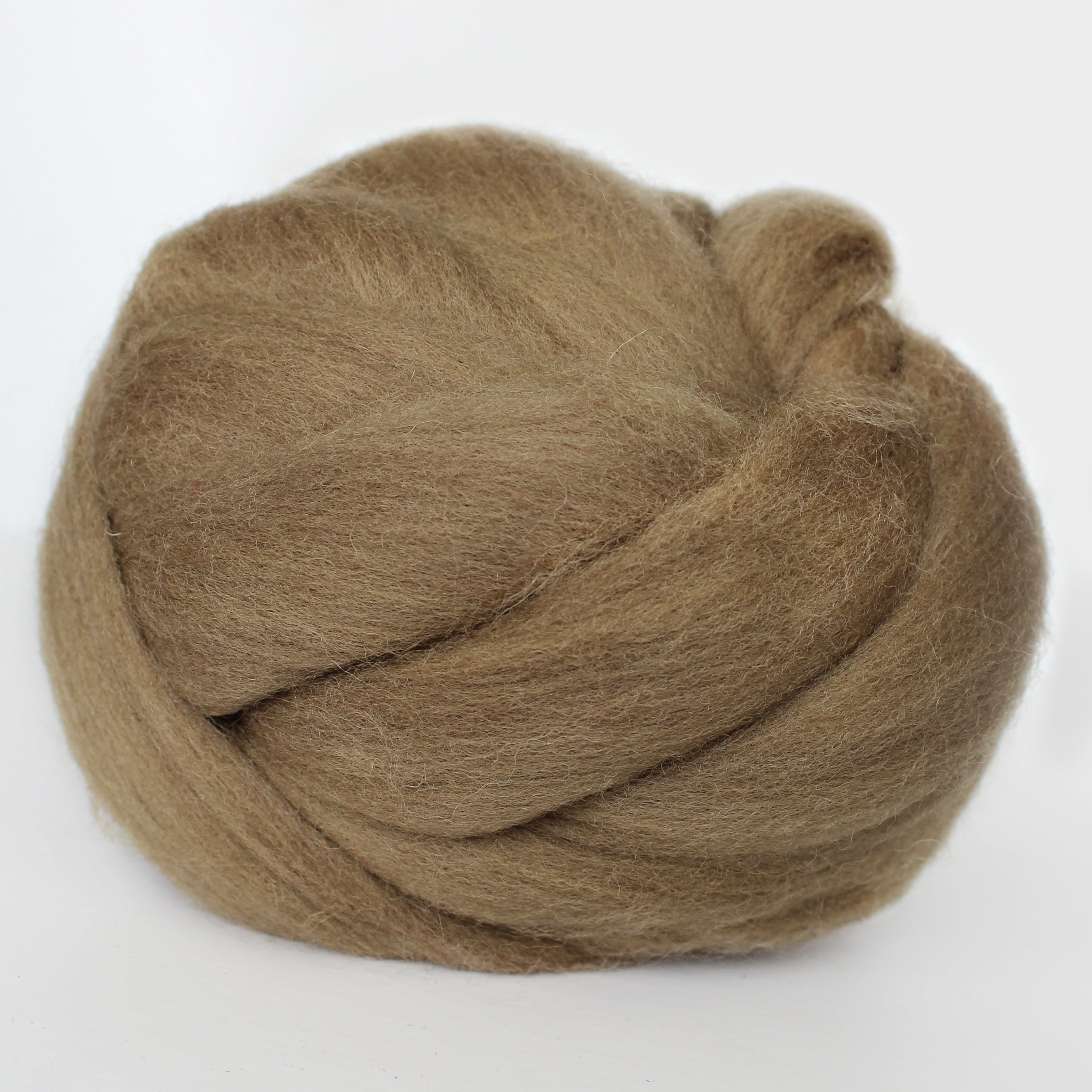 MERINO WOOL ROVING KHAIKI