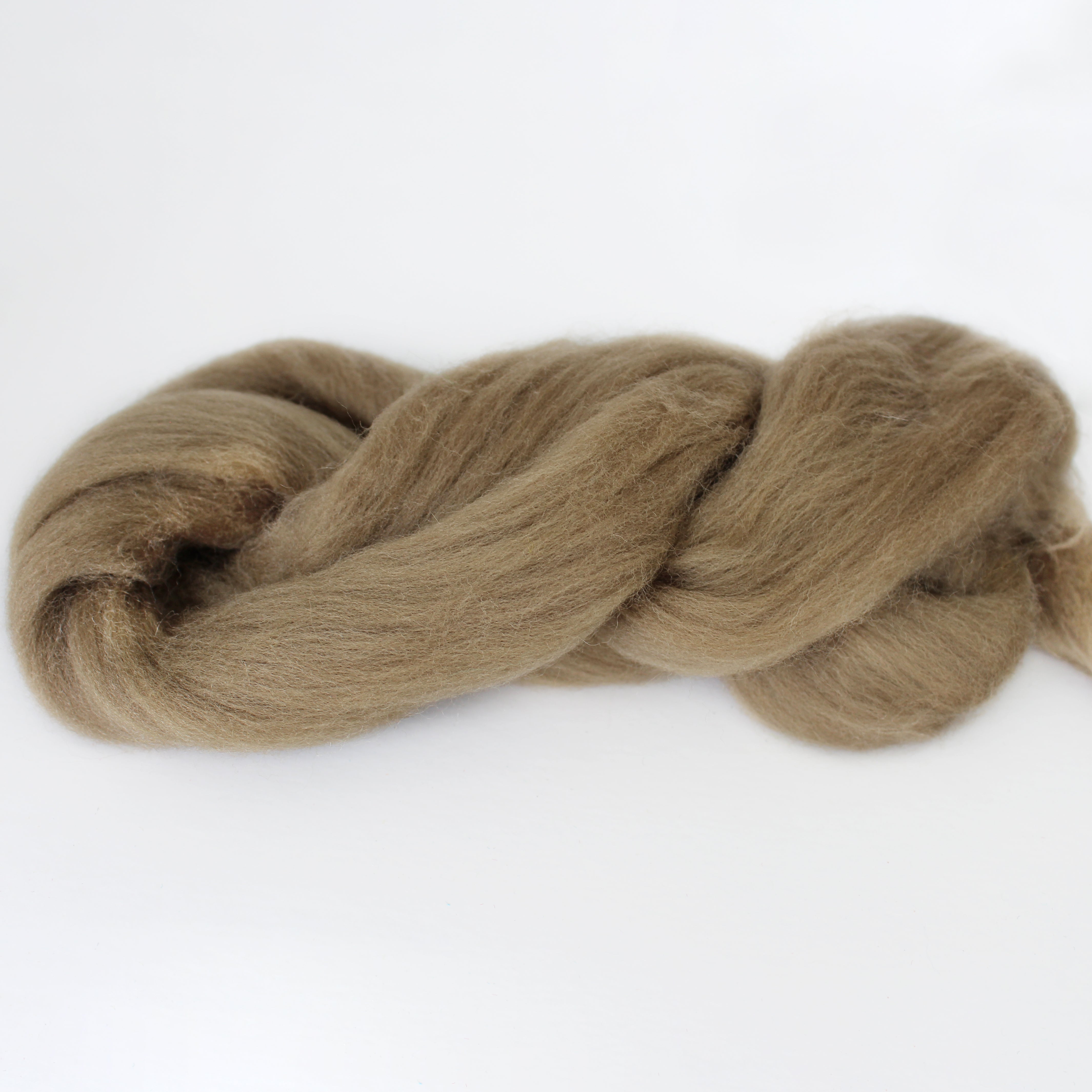 MERINO WOOL ROVING KHAIKI