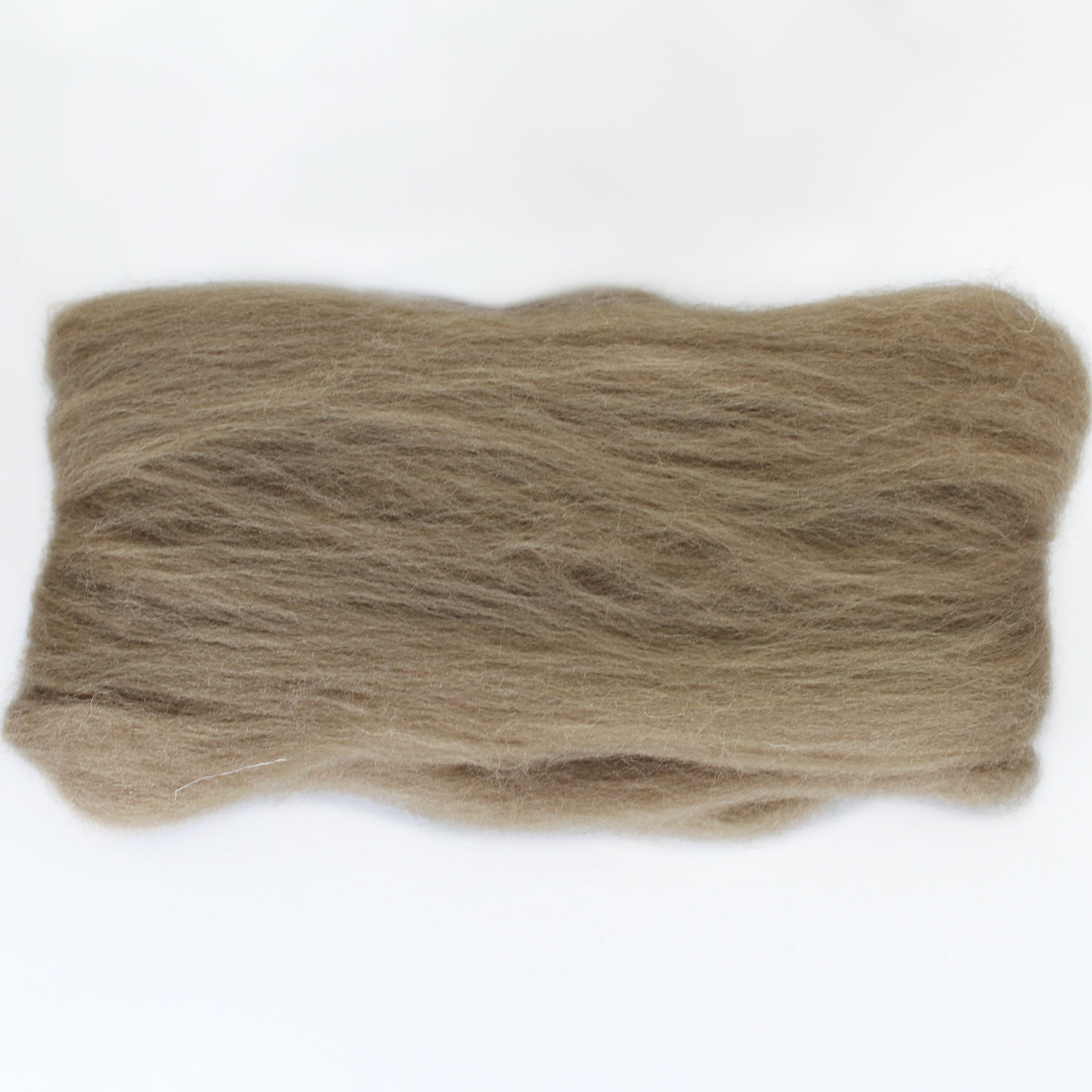 MERINO WOOL ROVING KHAIKI
