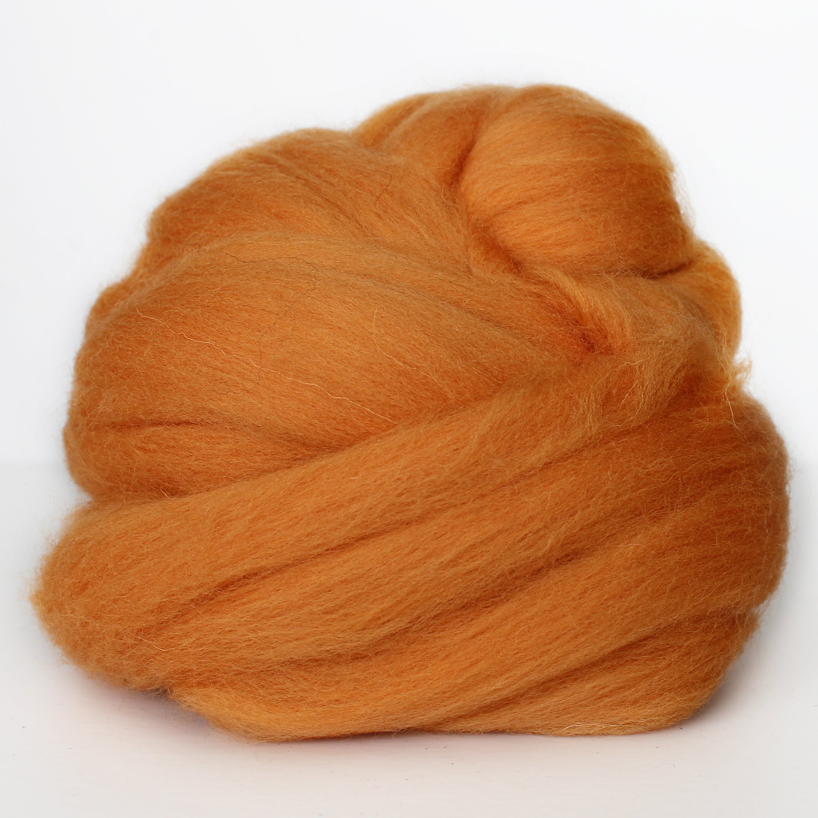MERINO WOOL ROVING OCHRE