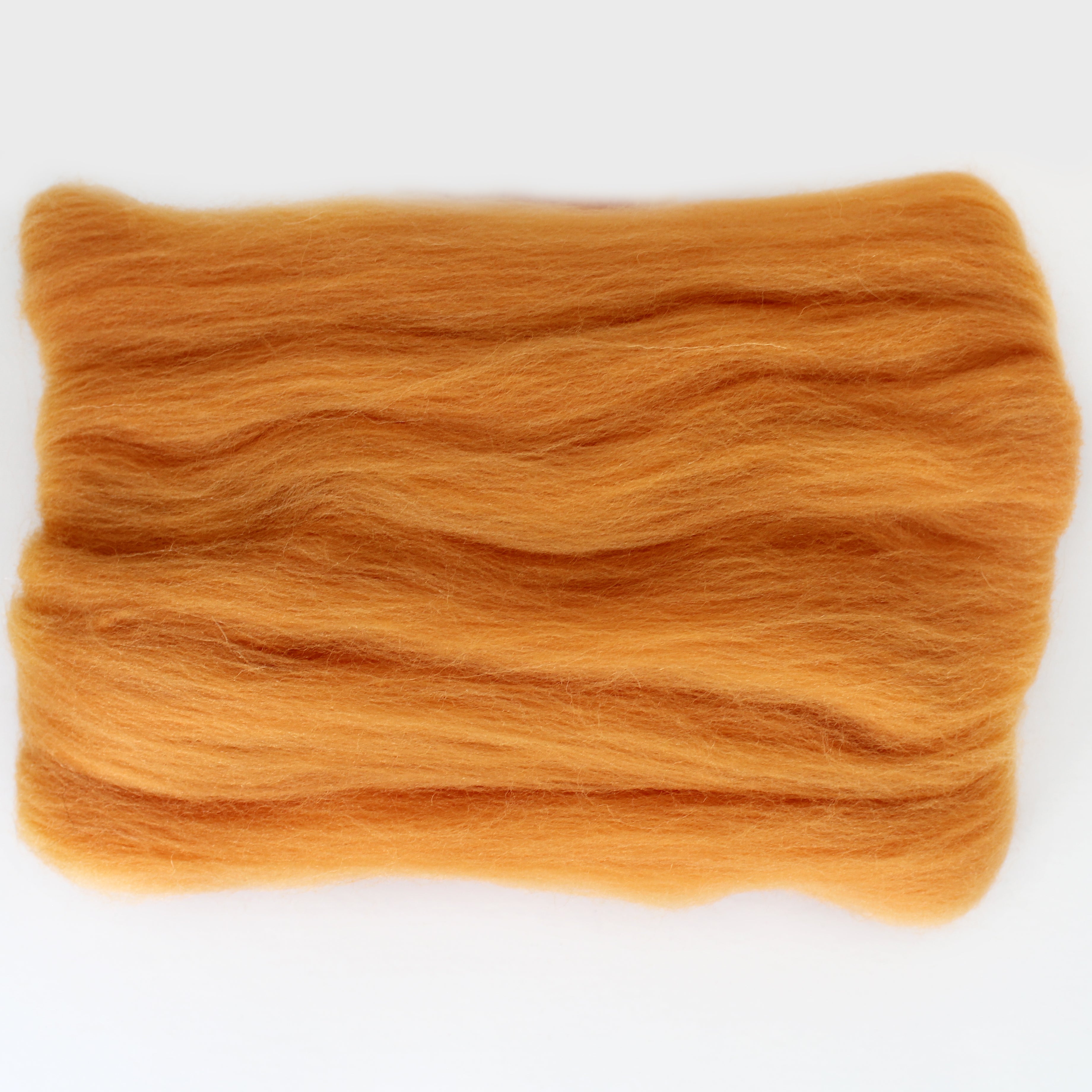 MERINO WOOL ROVING OCHRE
