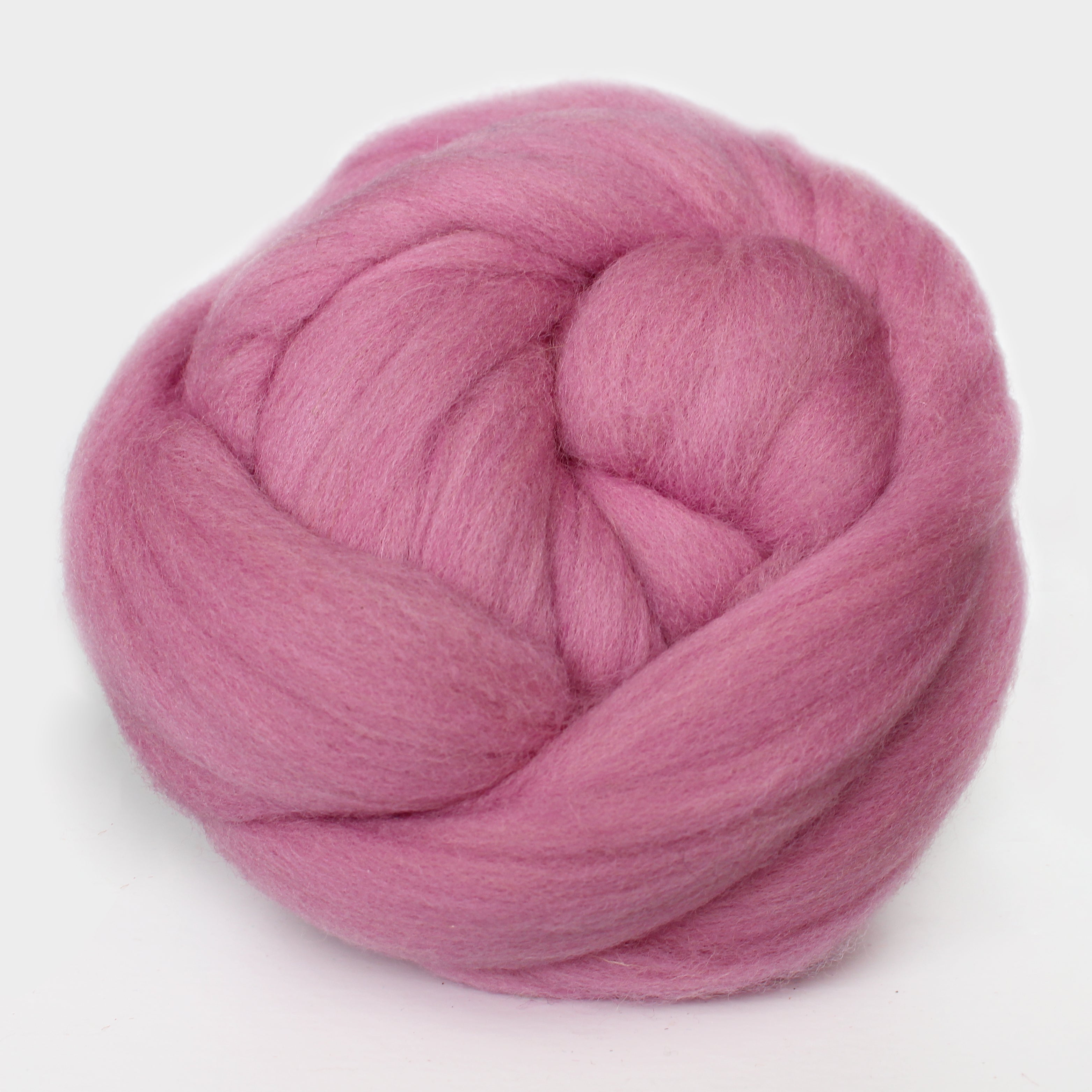 MERINO WOOL ROVING AMARANTH