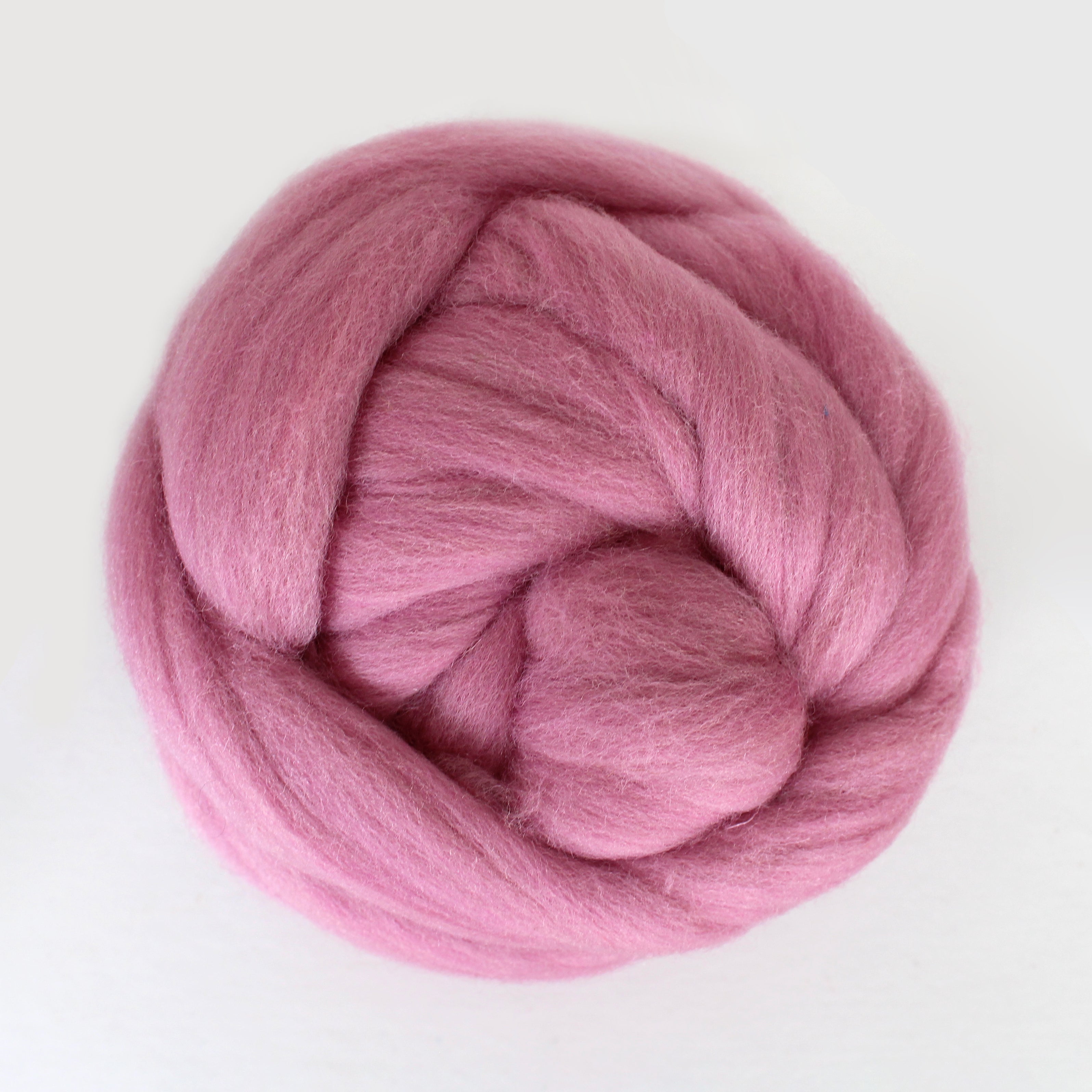 MERINO WOOL ROVING AMARANTH