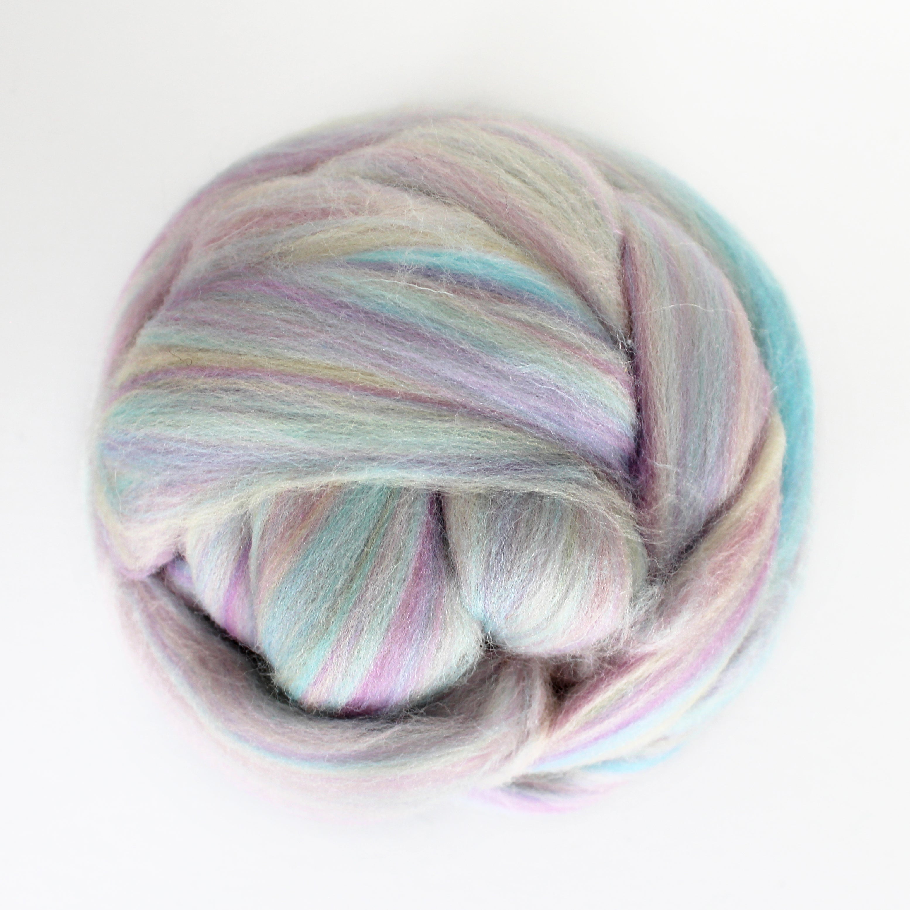 MERINO WOOL ROVING IRIDESCENT