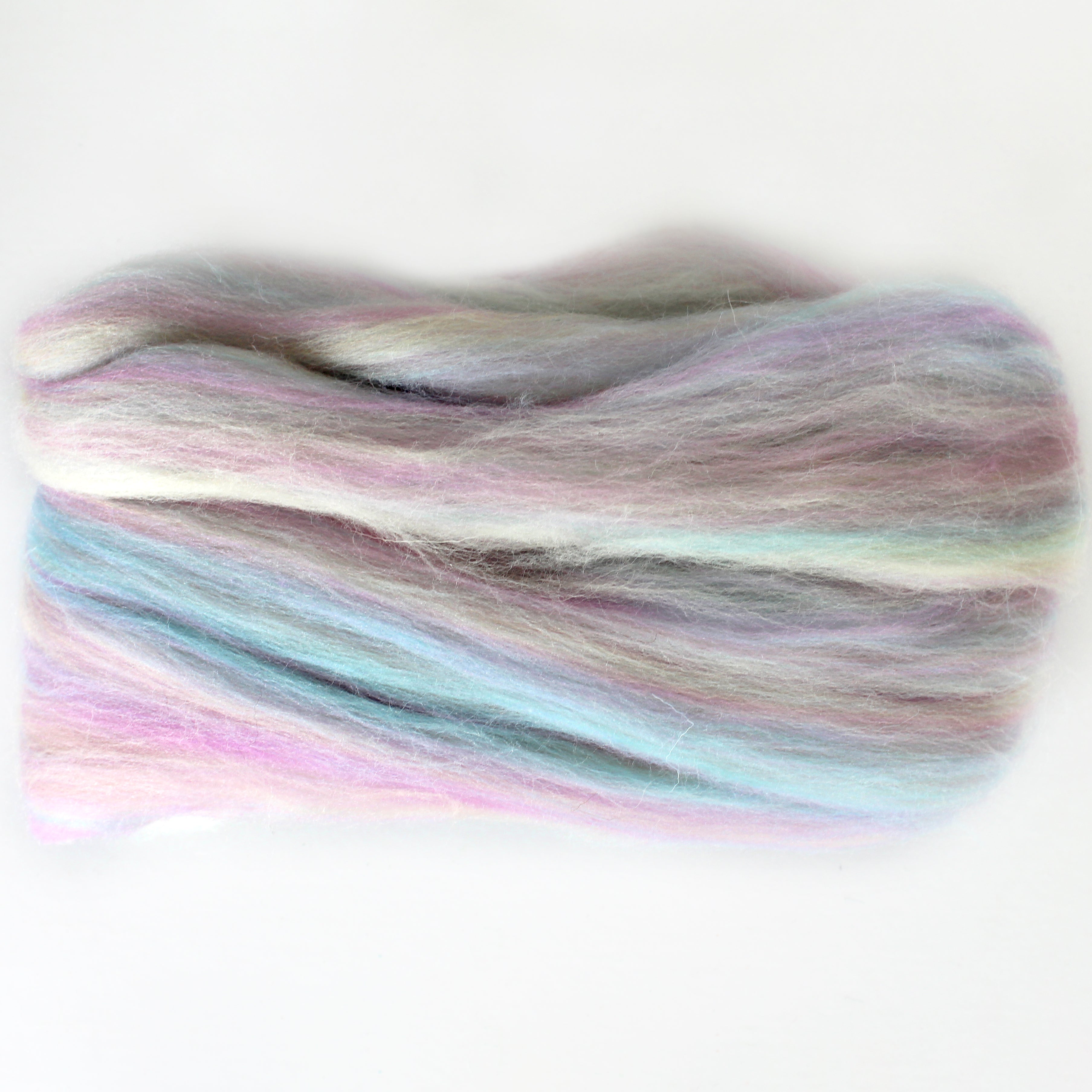 MERINO WOOL ROVING IRIDESCENT