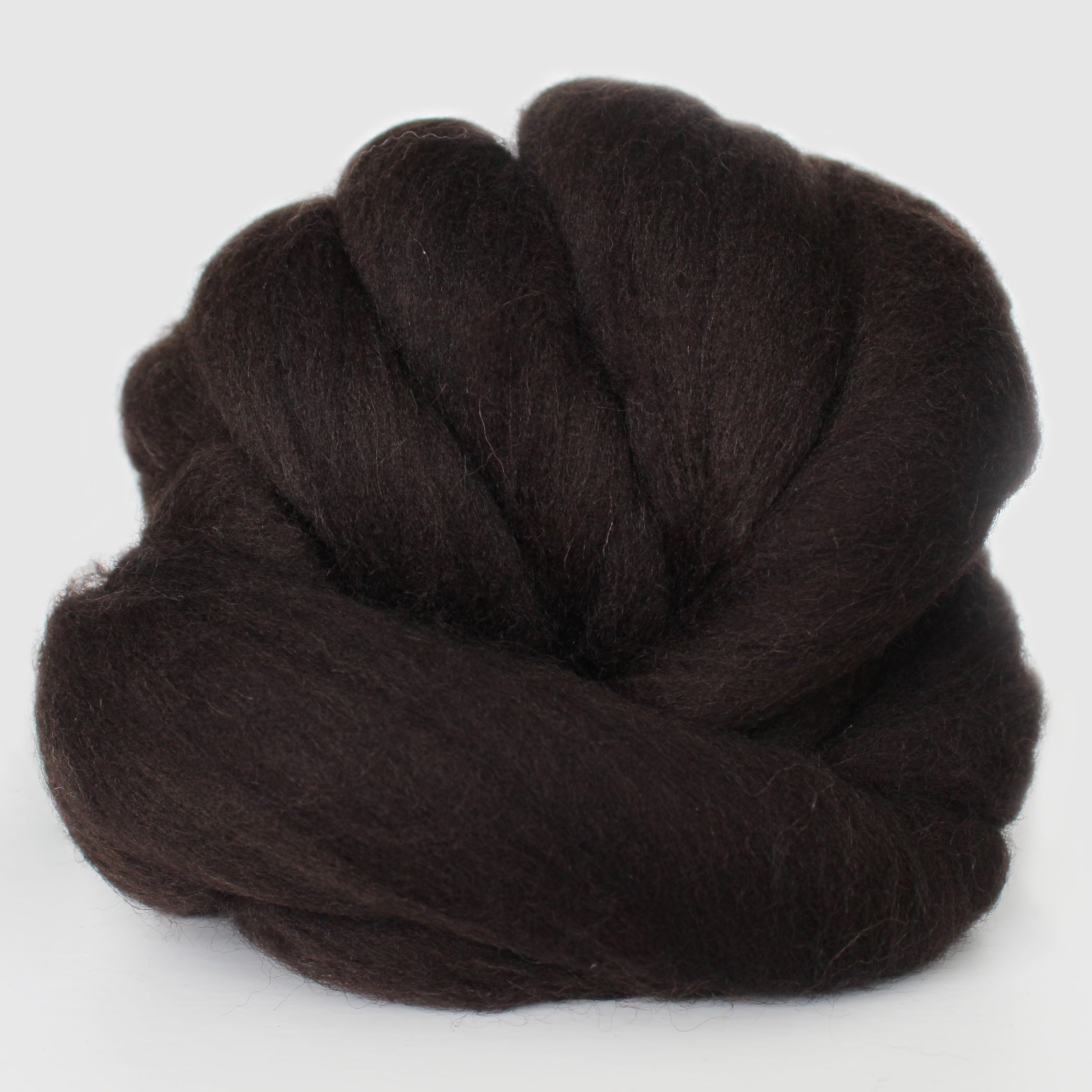 MERINO WOOL ROVING WALNUT