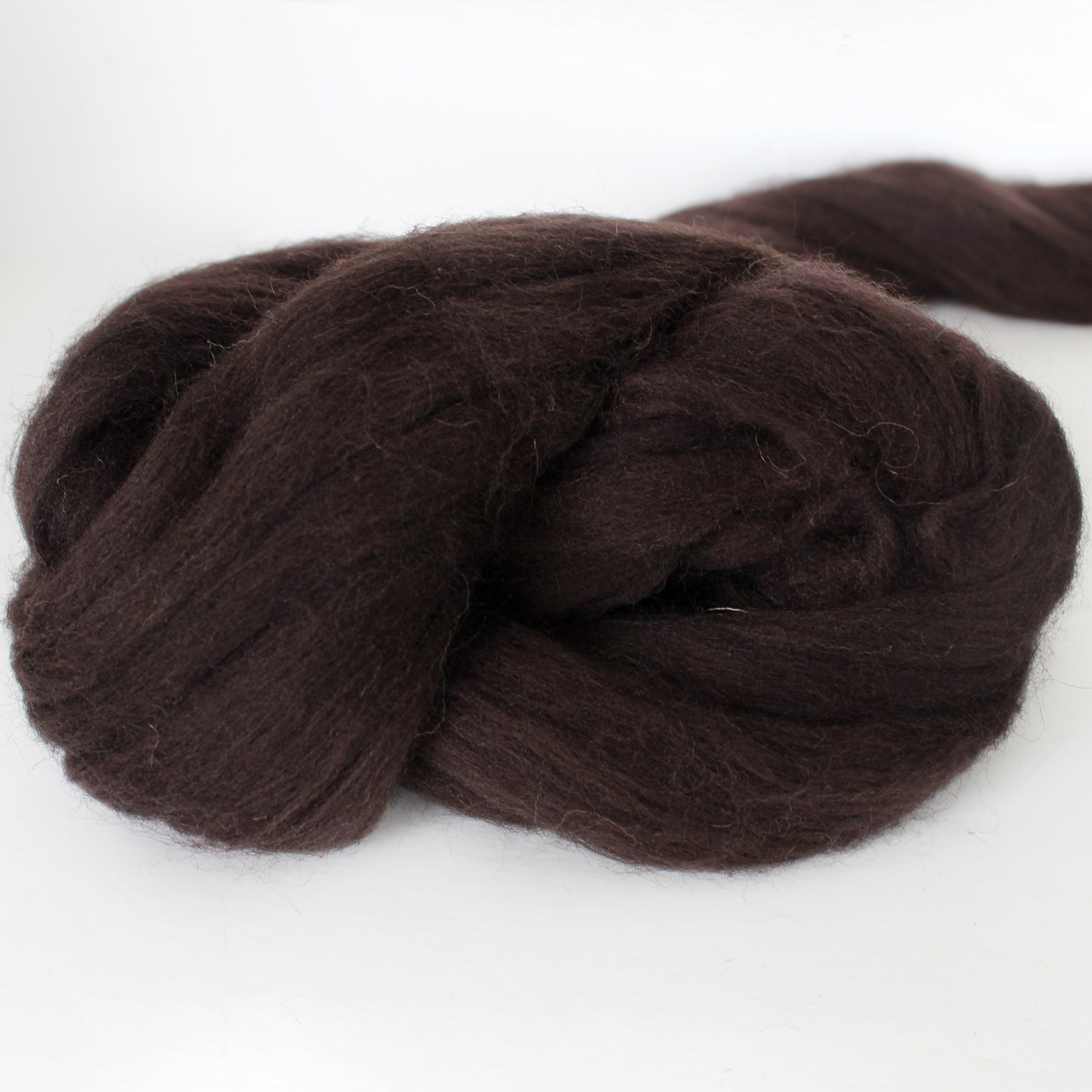 MERINO WOOL ROVING WALNUT