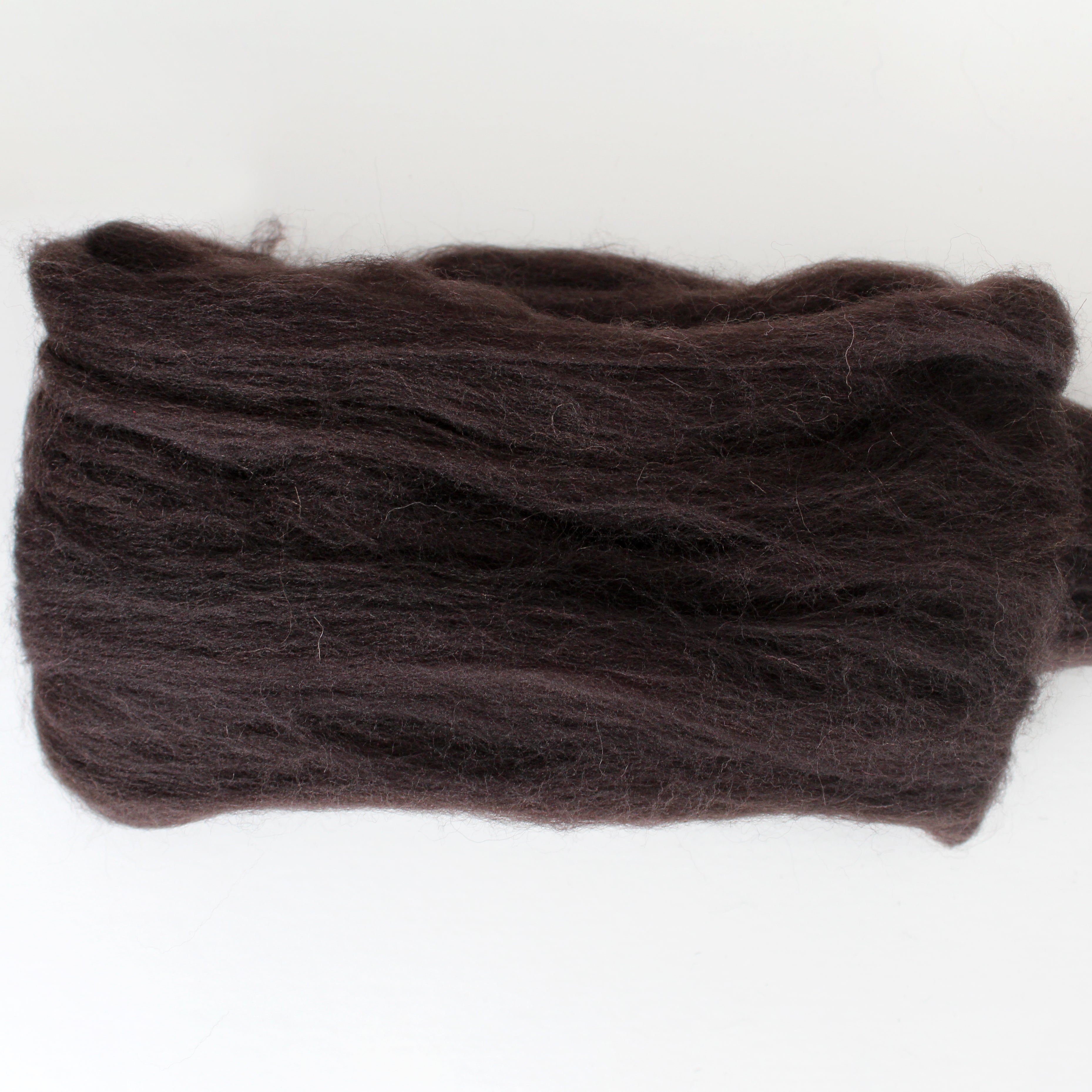 MERINO WOOL ROVING WALNUT