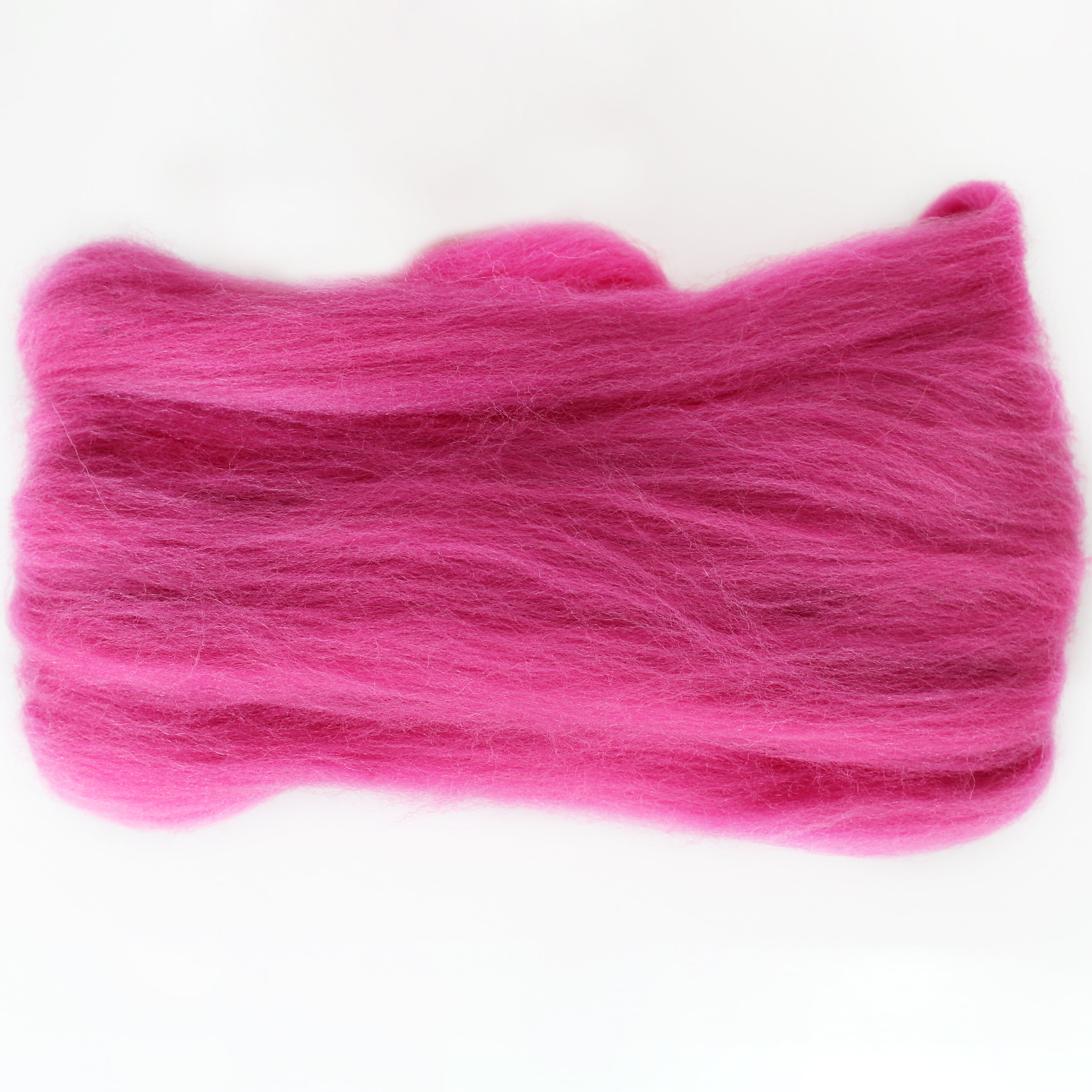 MERINO WOOL ROVING CERISE