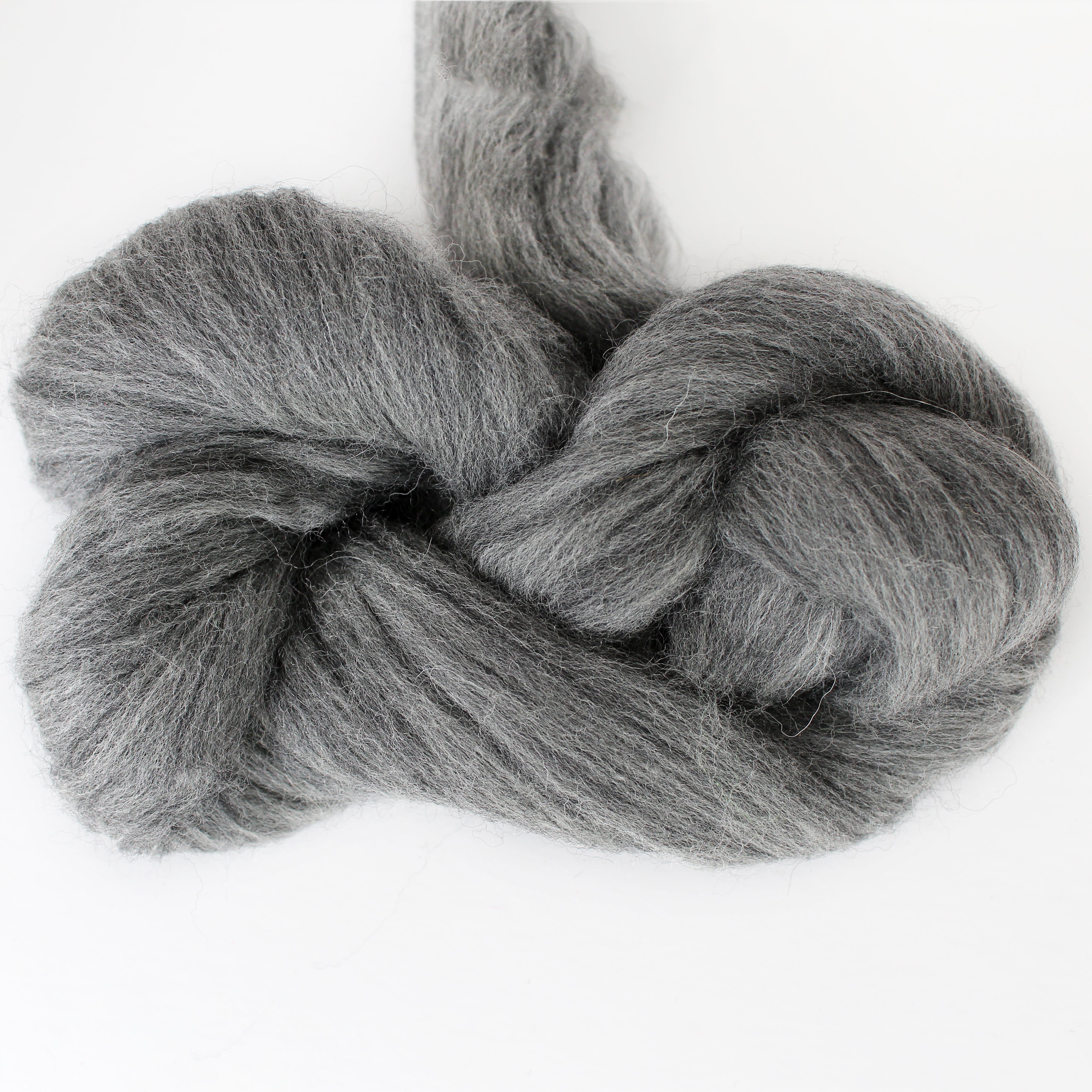 MERINO WOOL ROVING GREY