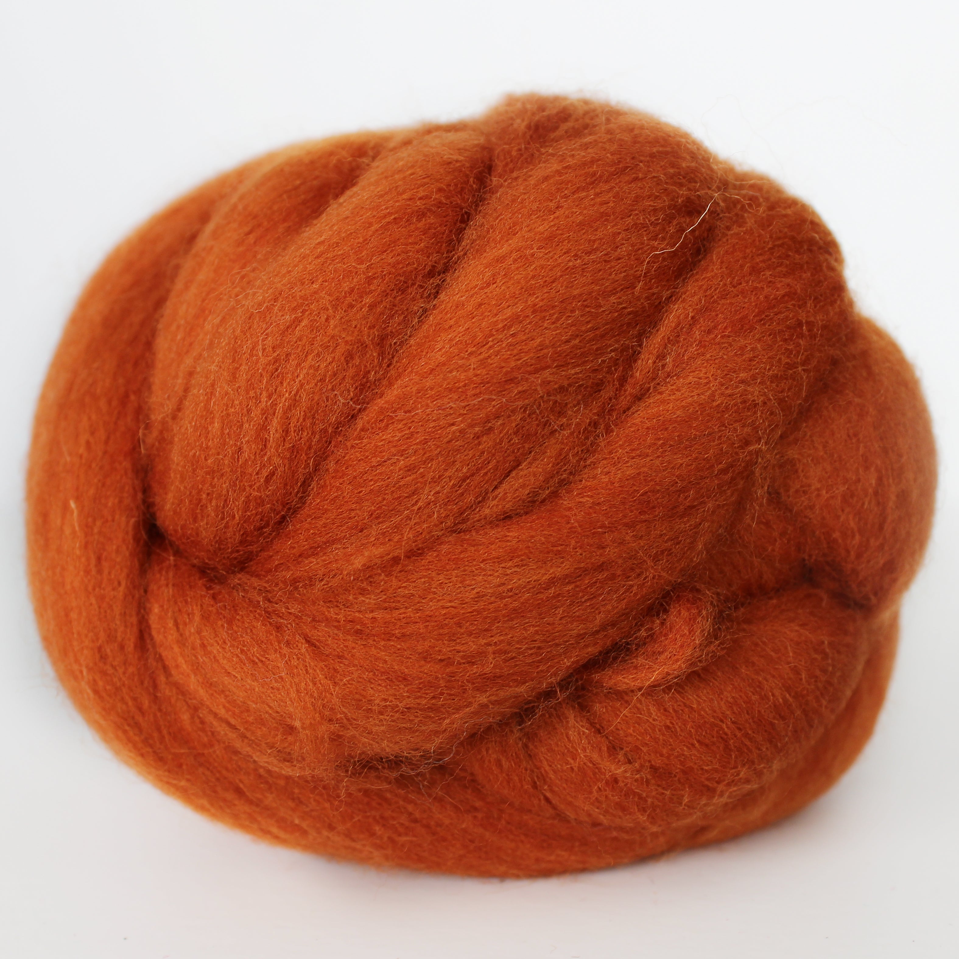MERINO WOOL ROVING CINNAMON