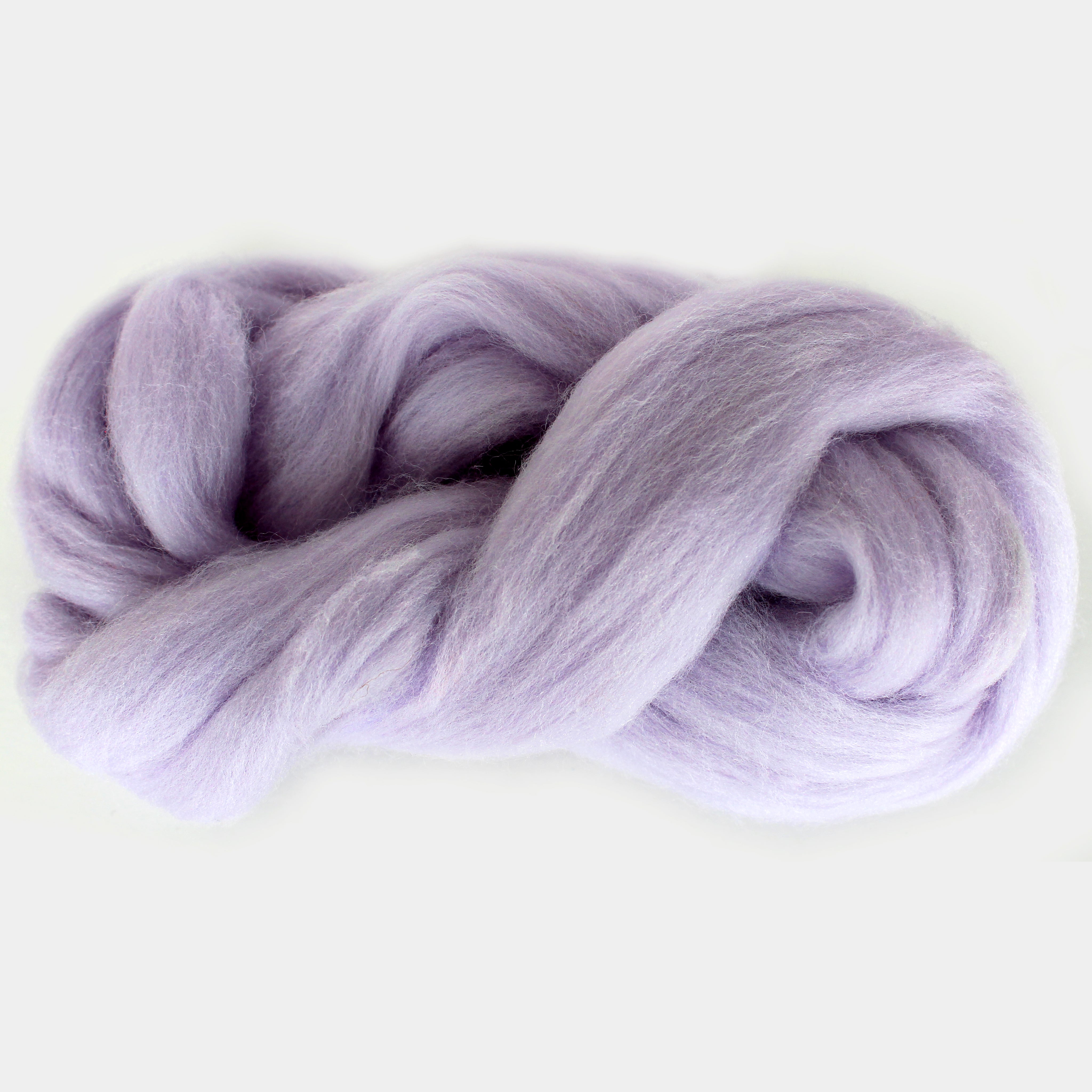MERINO WOOL ROVING LAVENDER