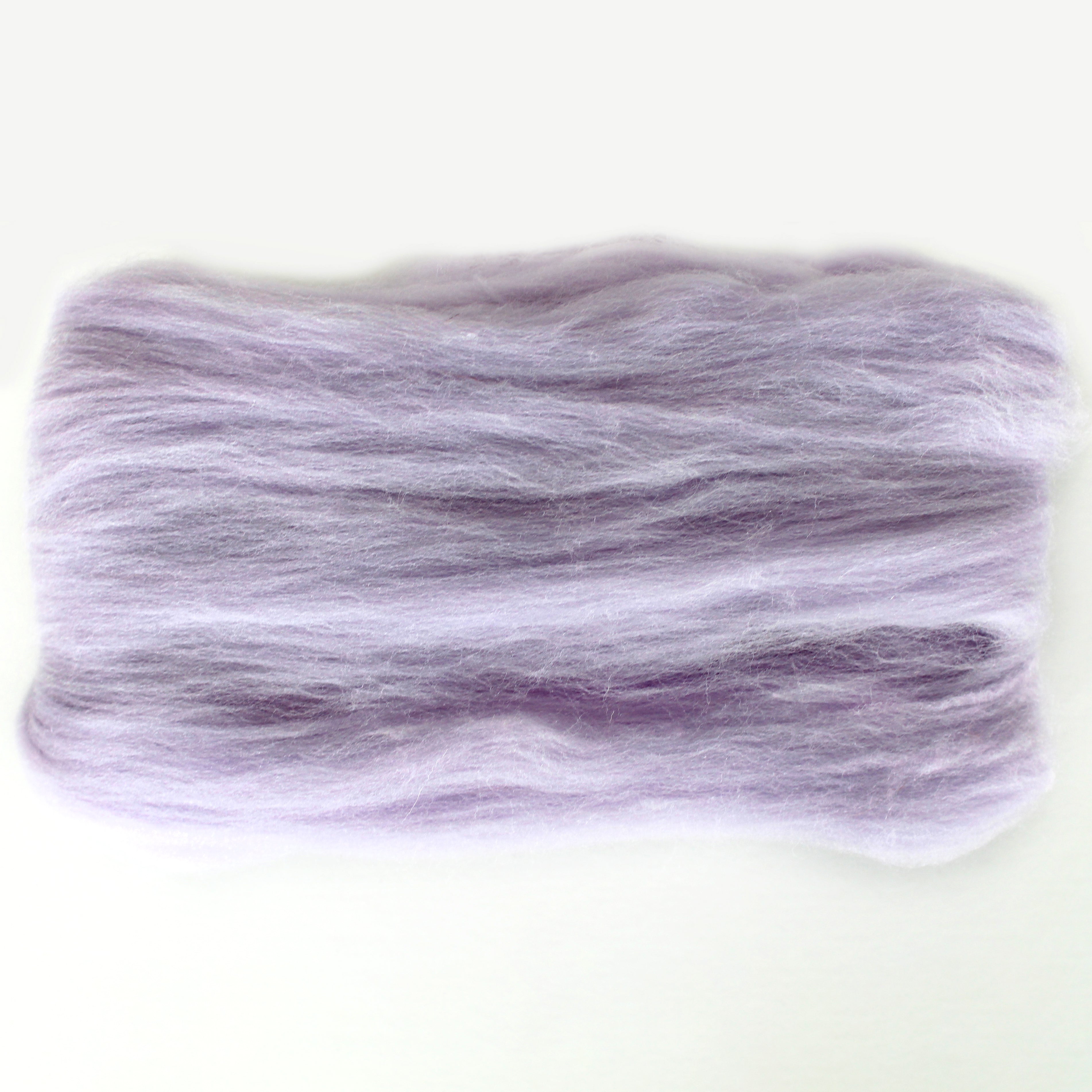 MERINO WOOL ROVING LAVENDER