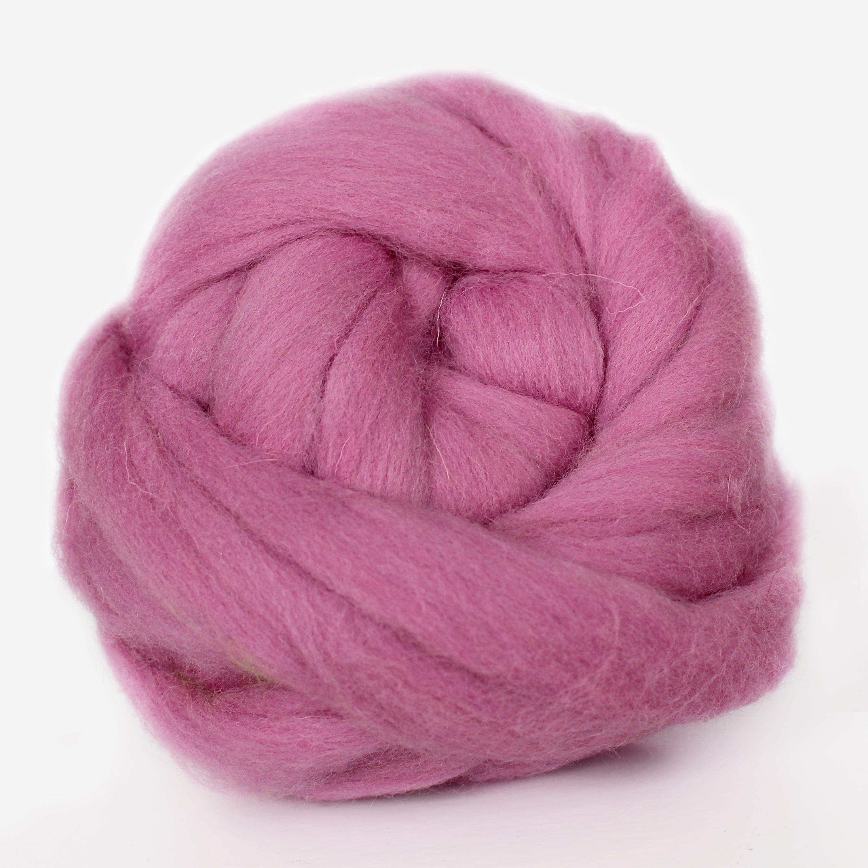 MERINO WOOL ROVING AMARANTH 2
