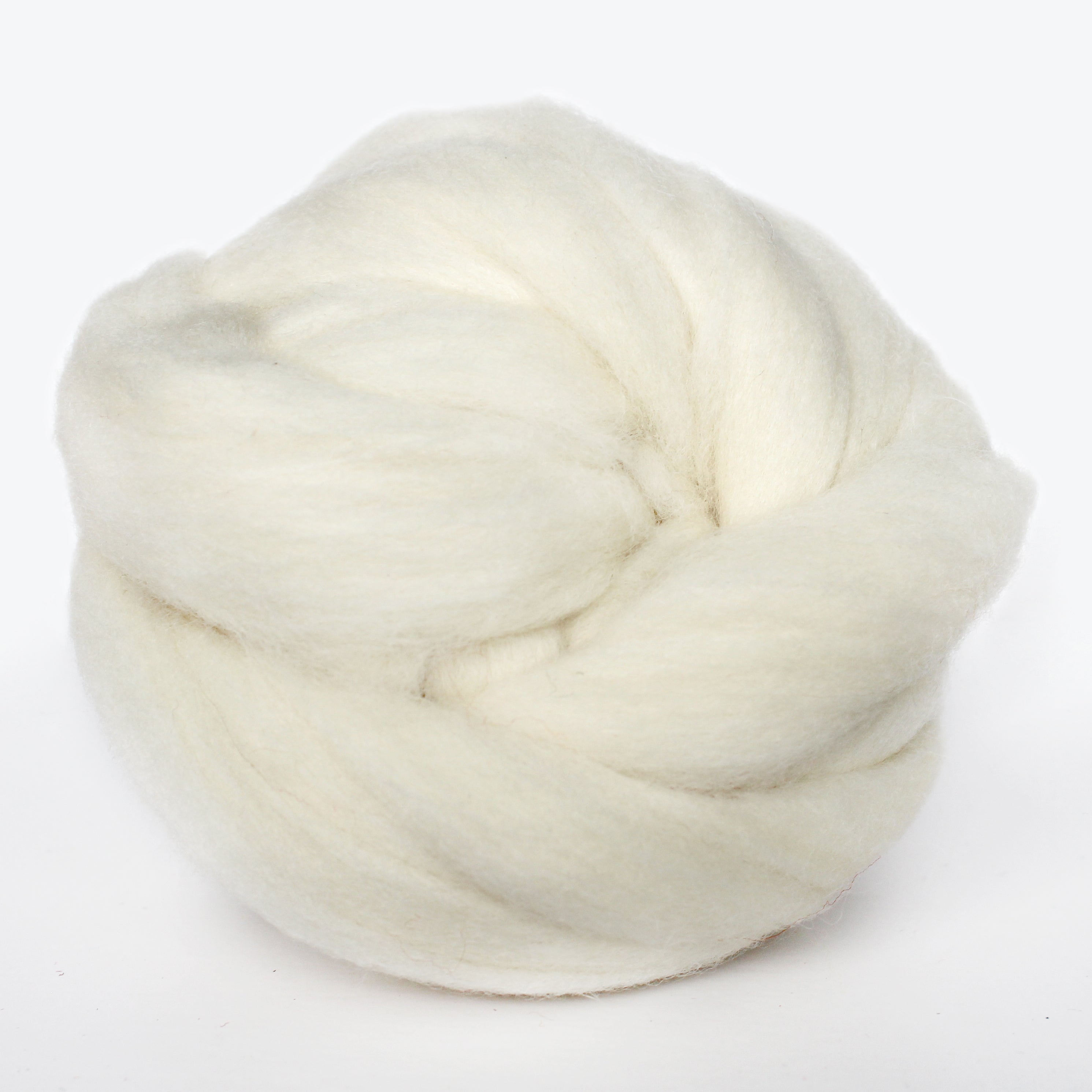 MERINO WOOL ROVING IVORY