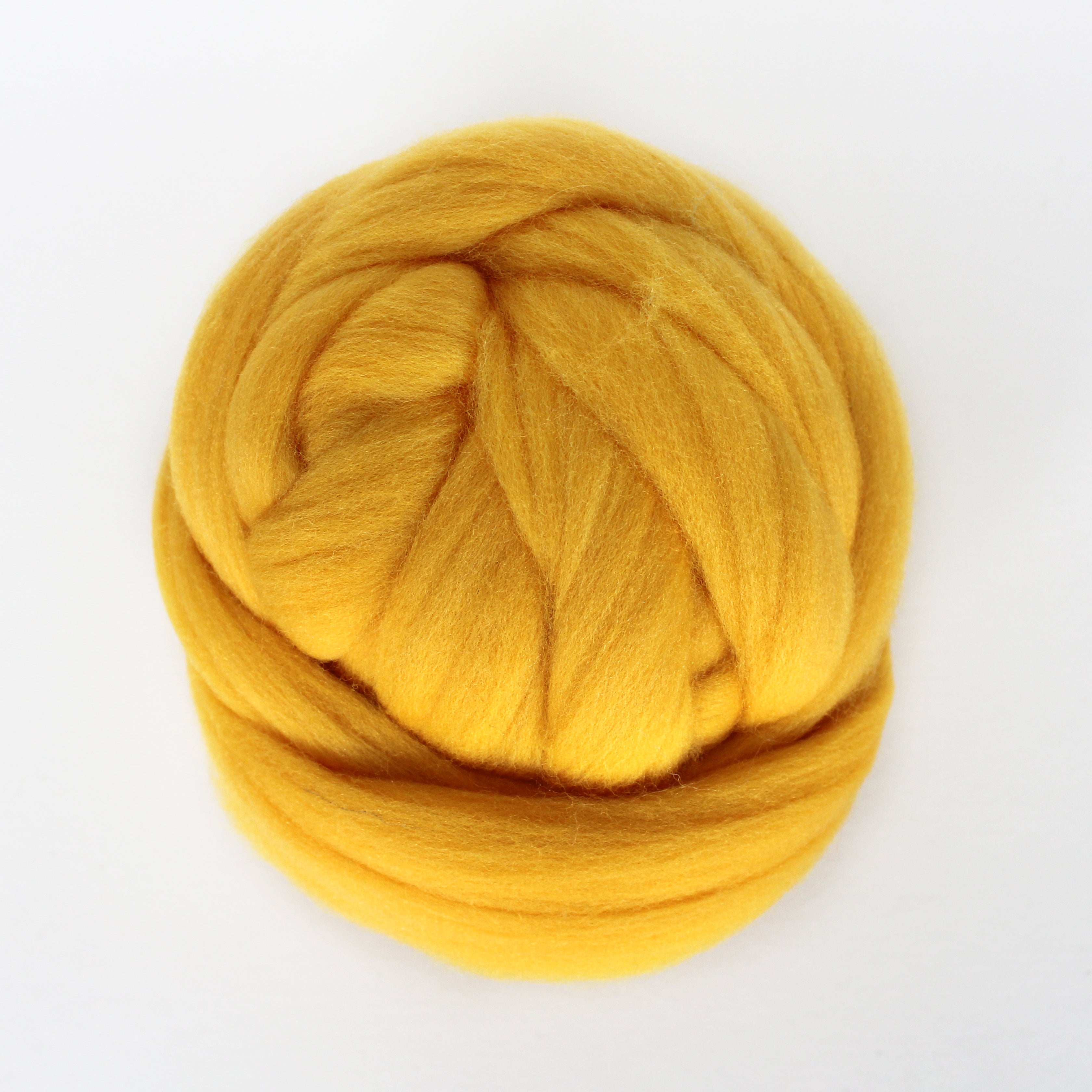 MERINO WOOL ROVING GOLD