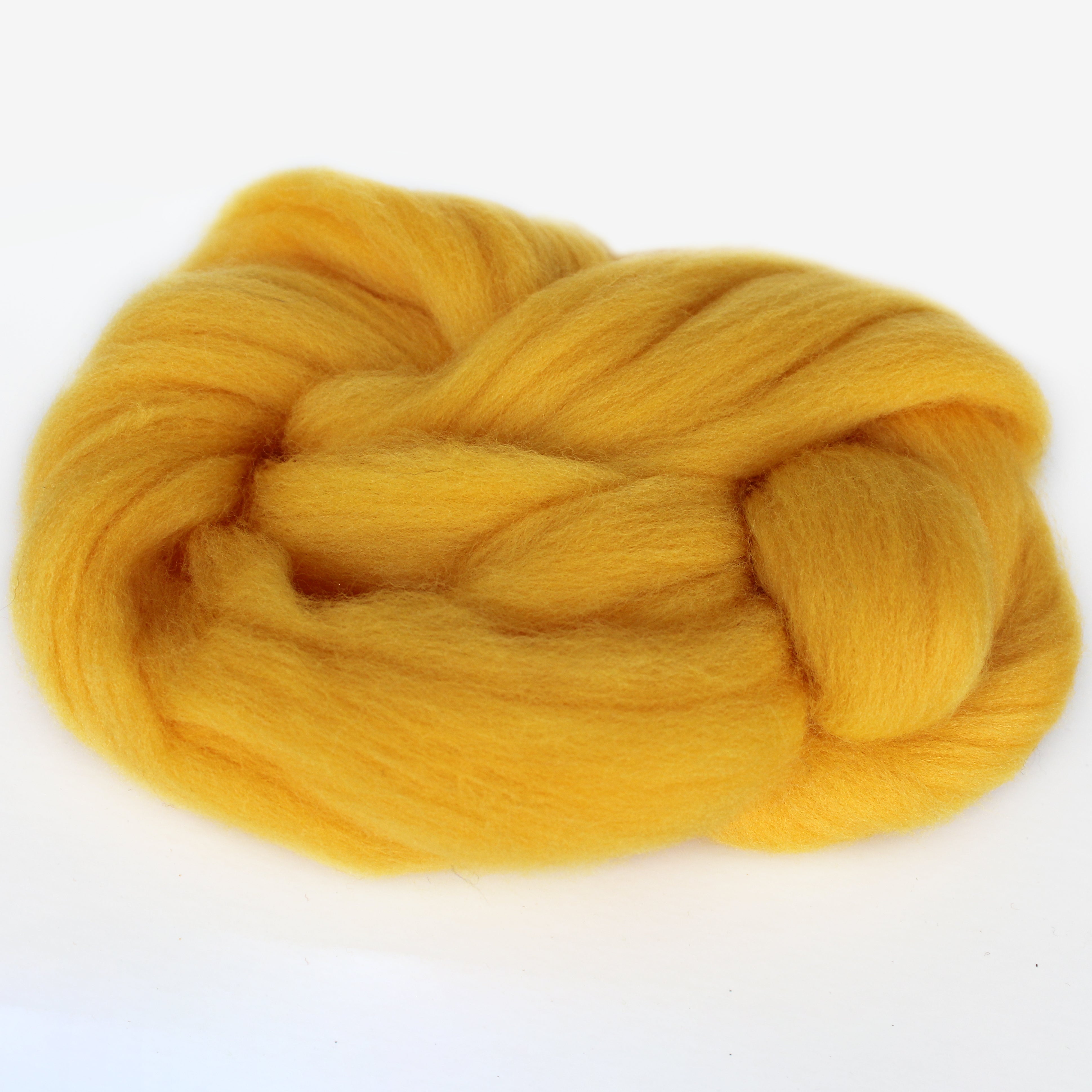 MERINO WOOL ROVING GOLD
