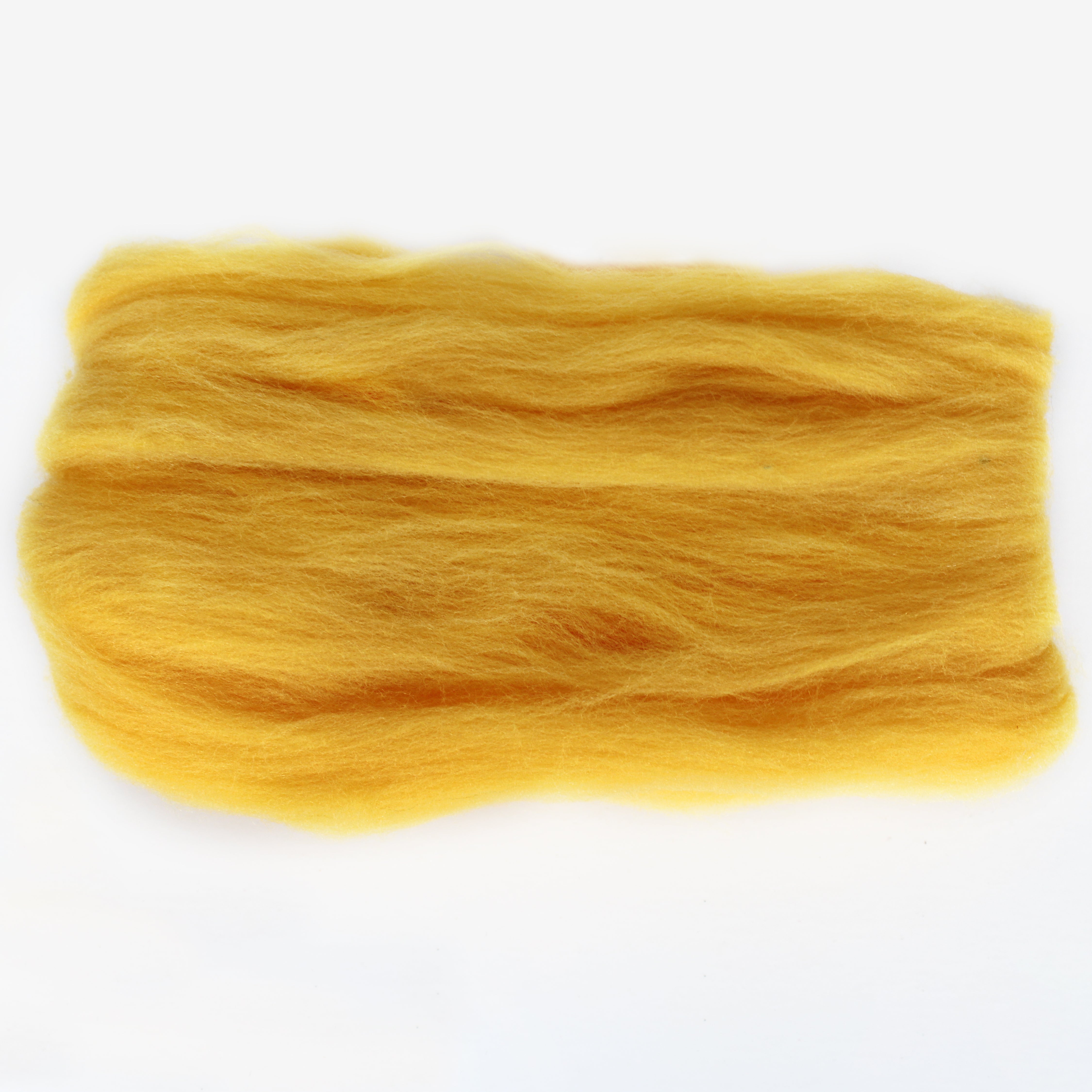 MERINO WOOL ROVING GOLD
