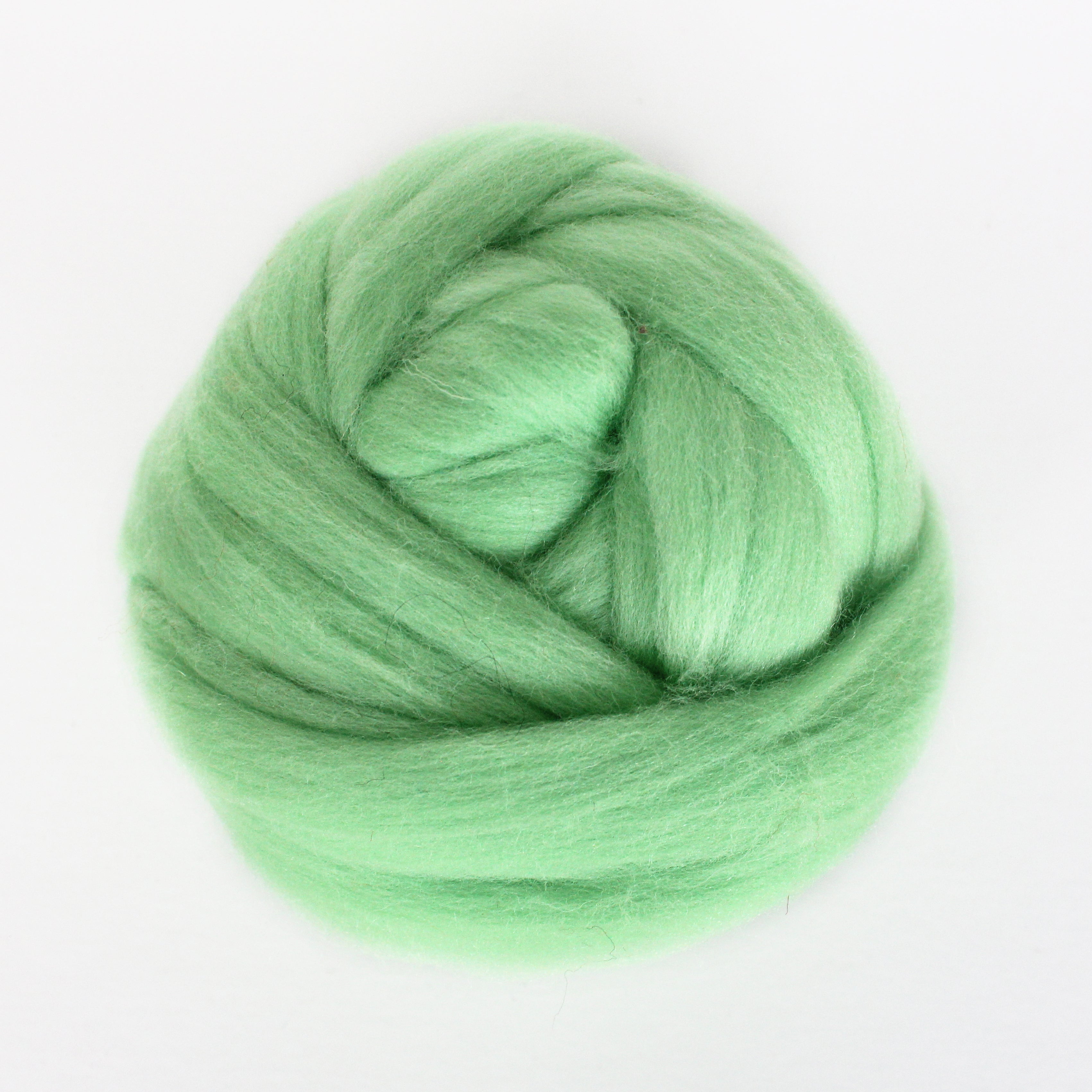MERINO WOOL ROVING MINT