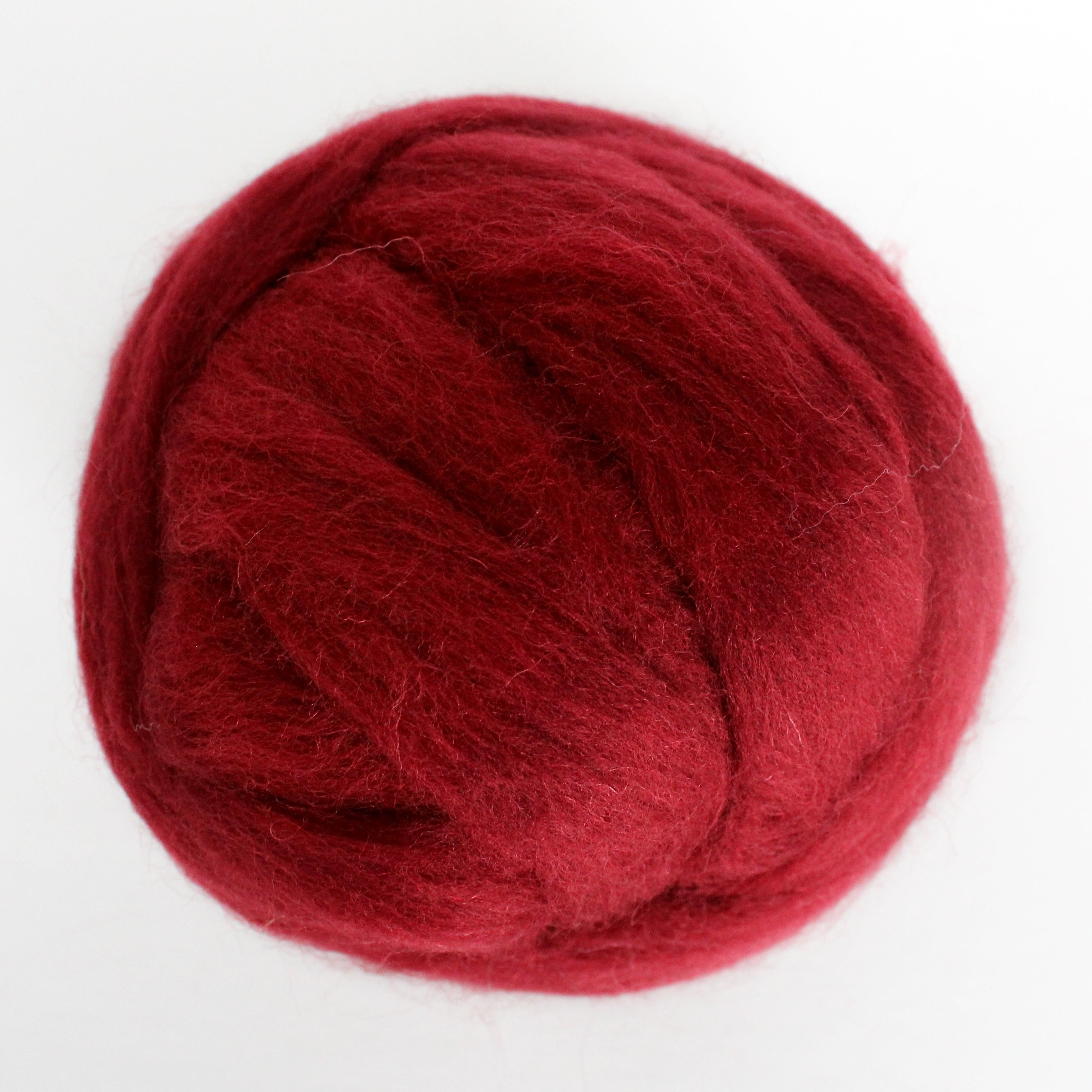 MERINO WOOL ROVING AUBURN