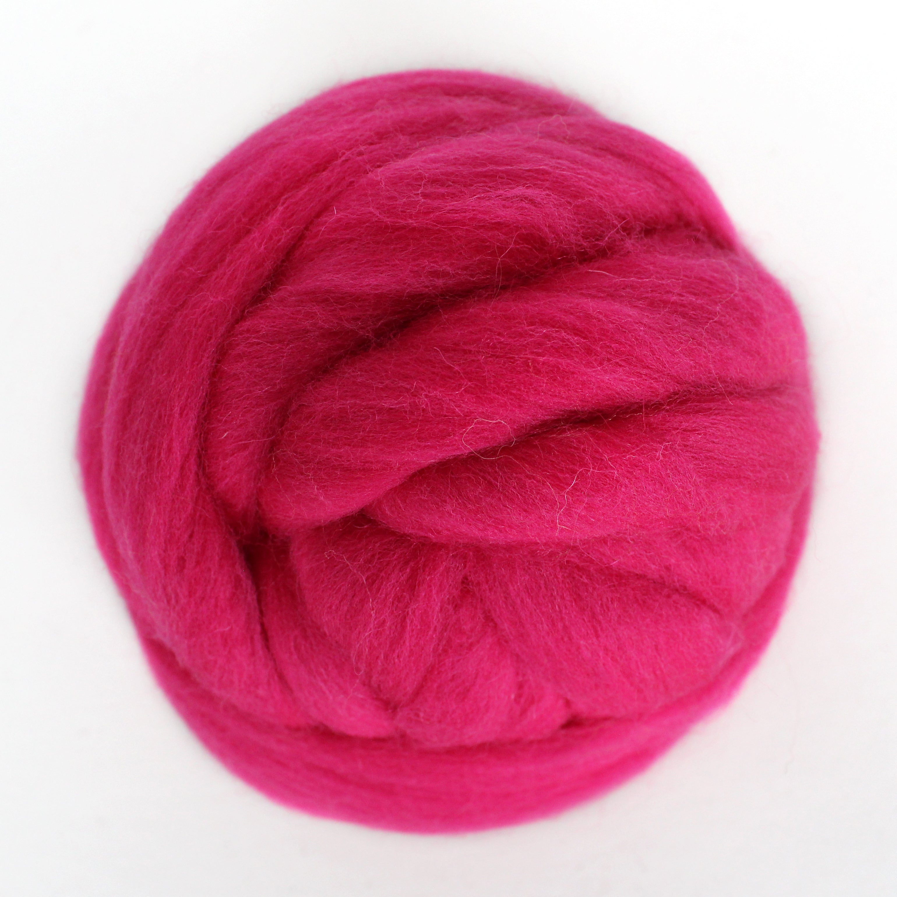 MERINO WOOL ROVING BORDERLINE PINK