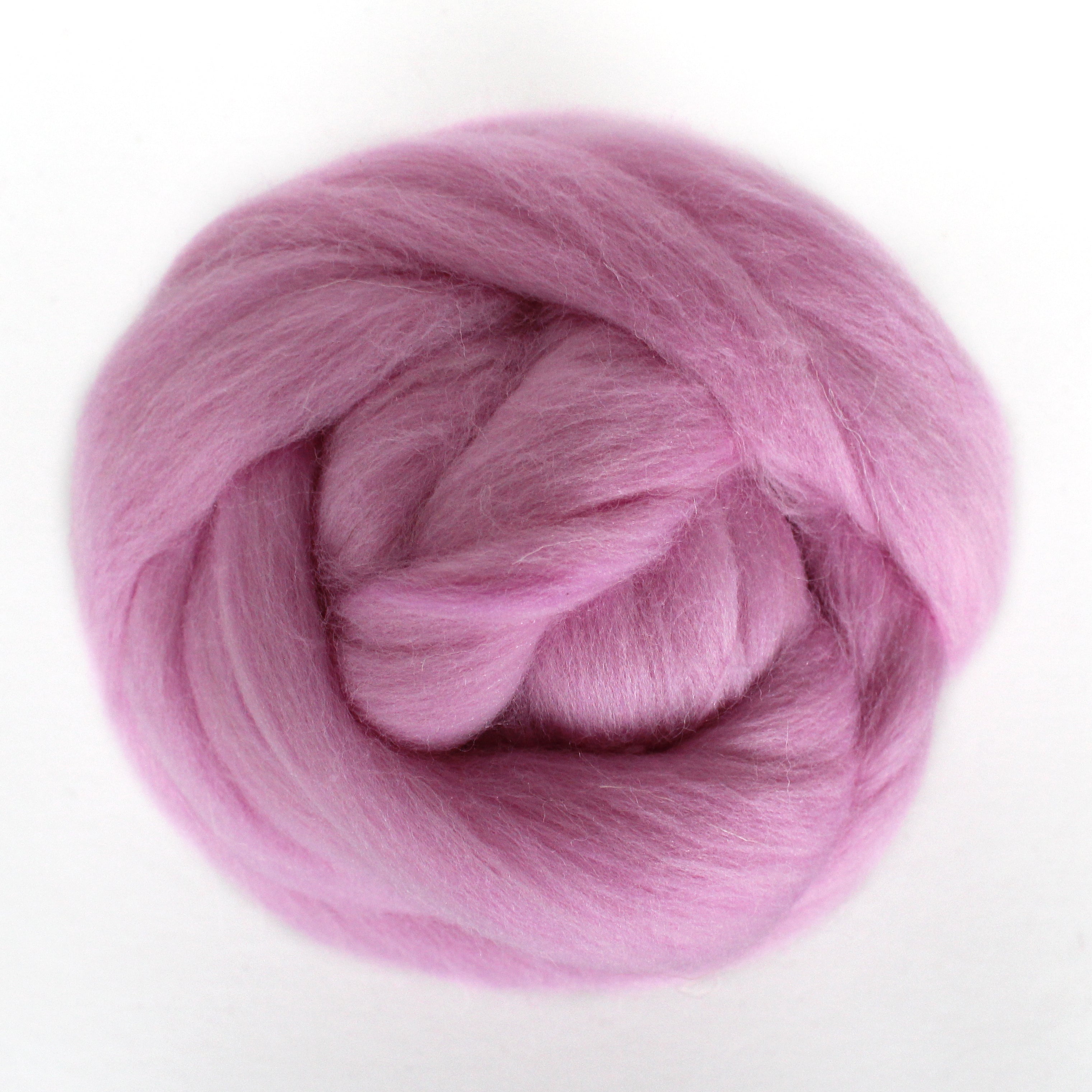 MERINO WOOL ROVING FOXY PINK