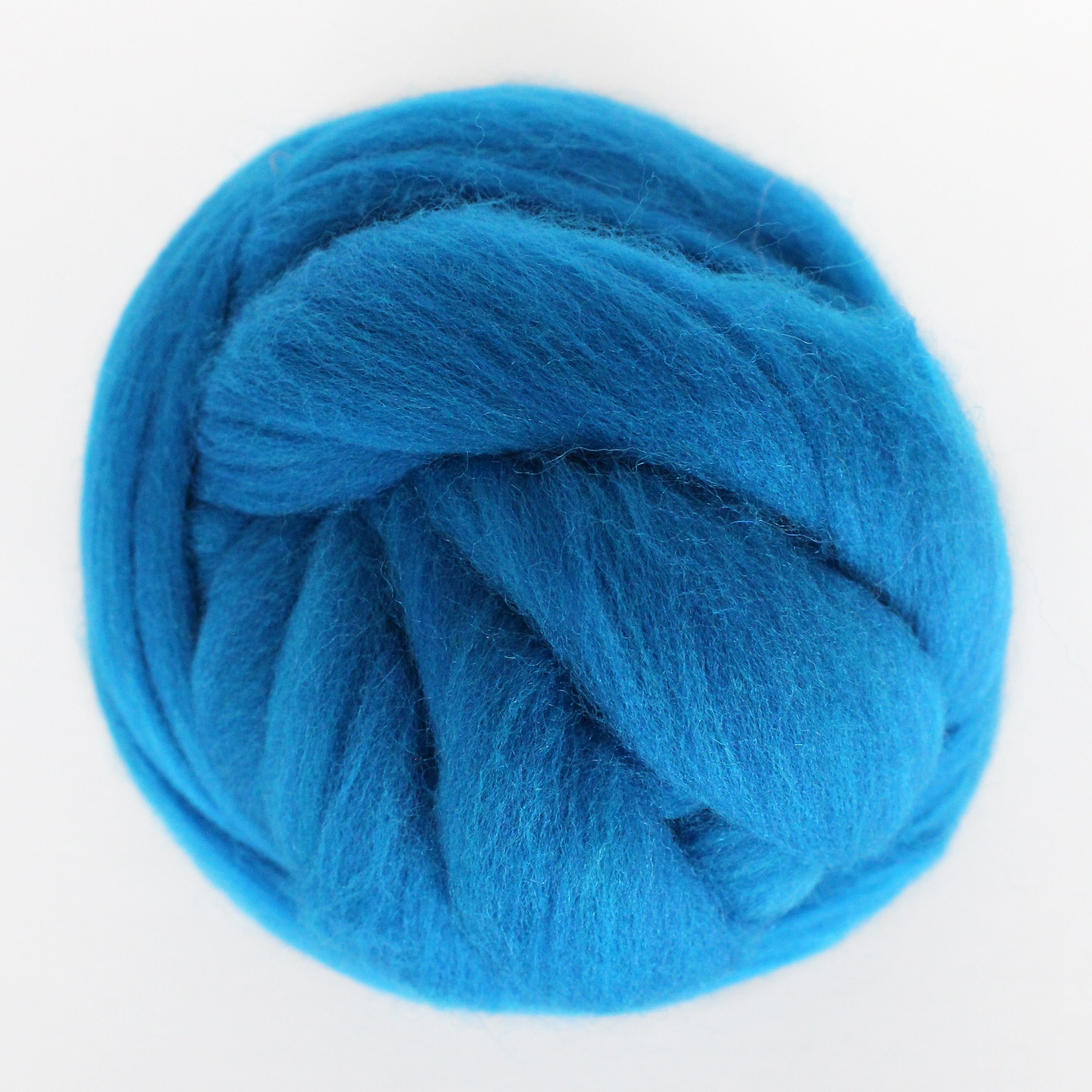 MERINO WOOL ROVING AZURE