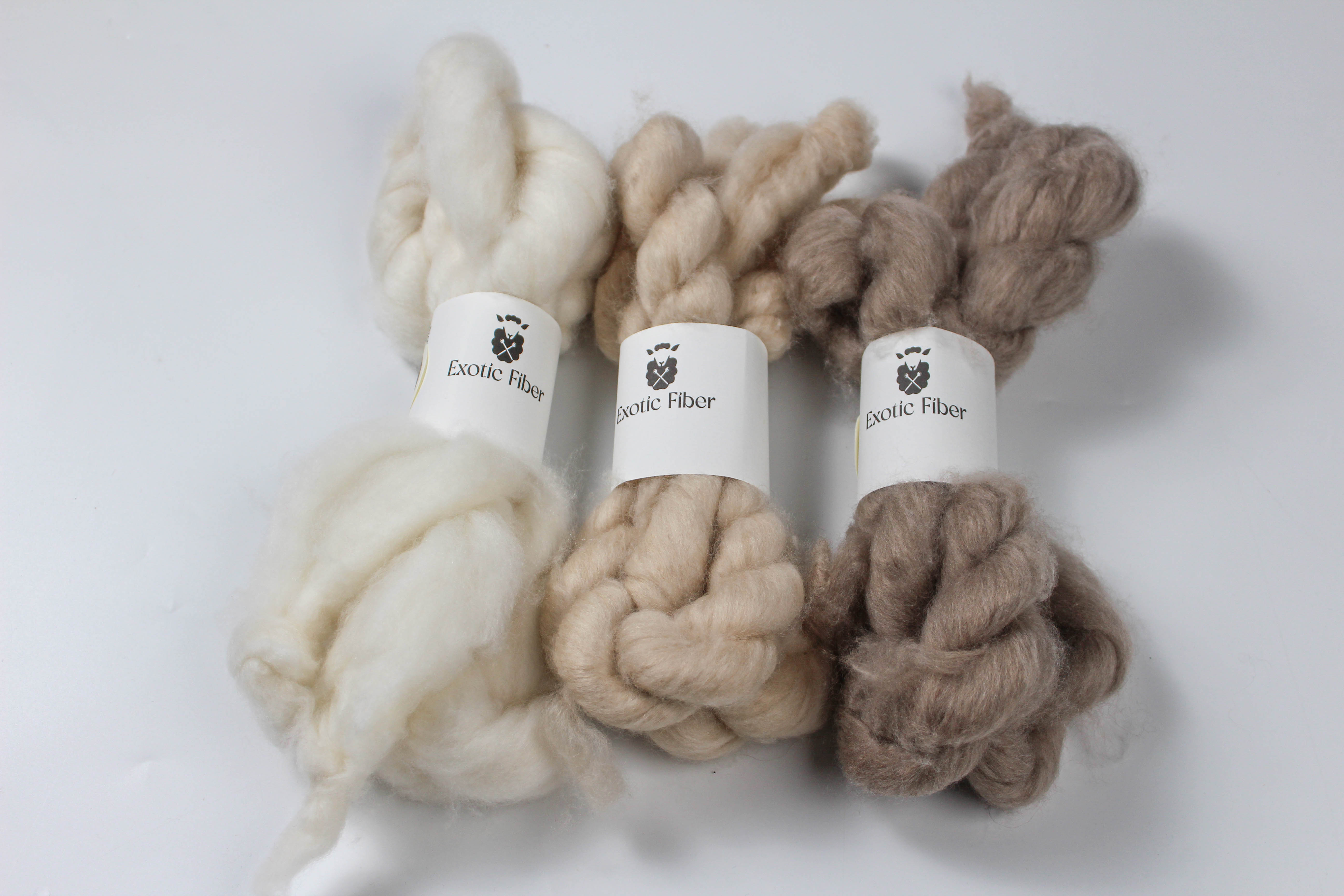 # 122 Mixed Pure Cashmere Tops Pack Roving for Spinning/Felting/Weaving/Crafting