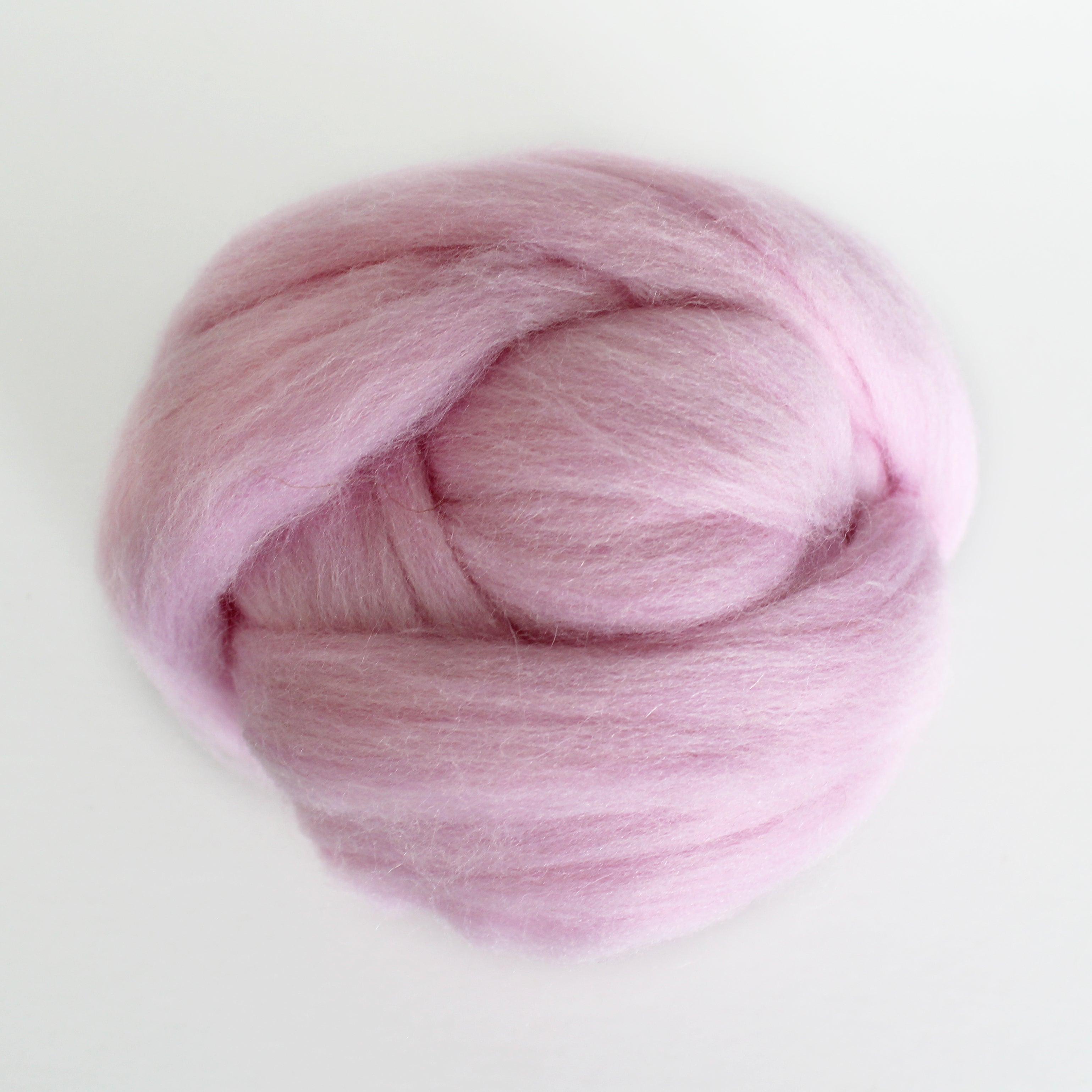 Merino wool roving Rose EF006